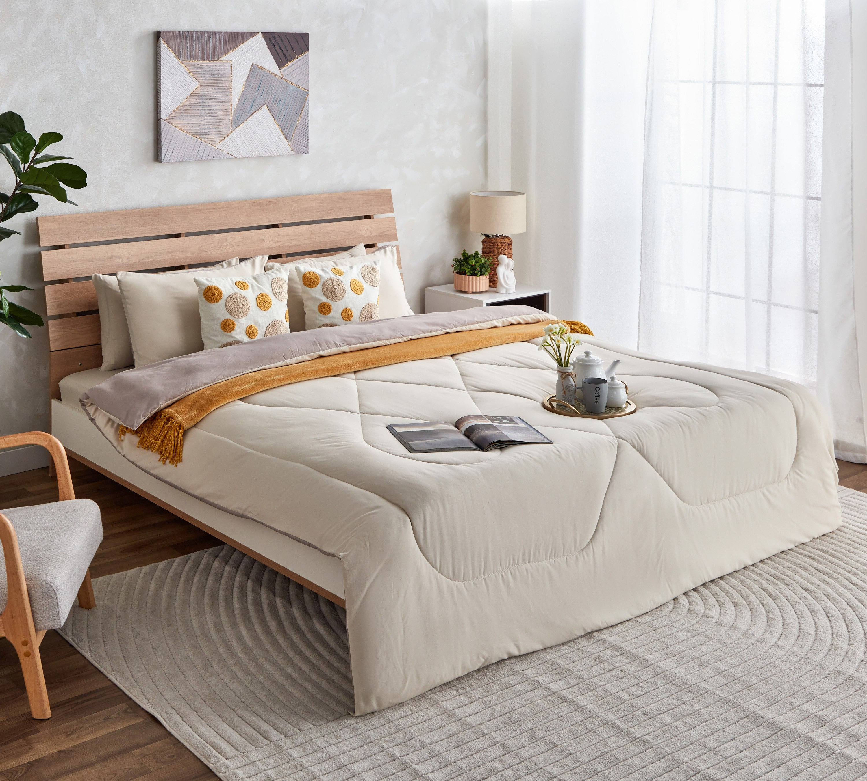 Derby 3-Piece Reversible Microfiber Queen Comforter Set - 200x230 cm-PROMO_HB_AE_B1G1_250925-image-9