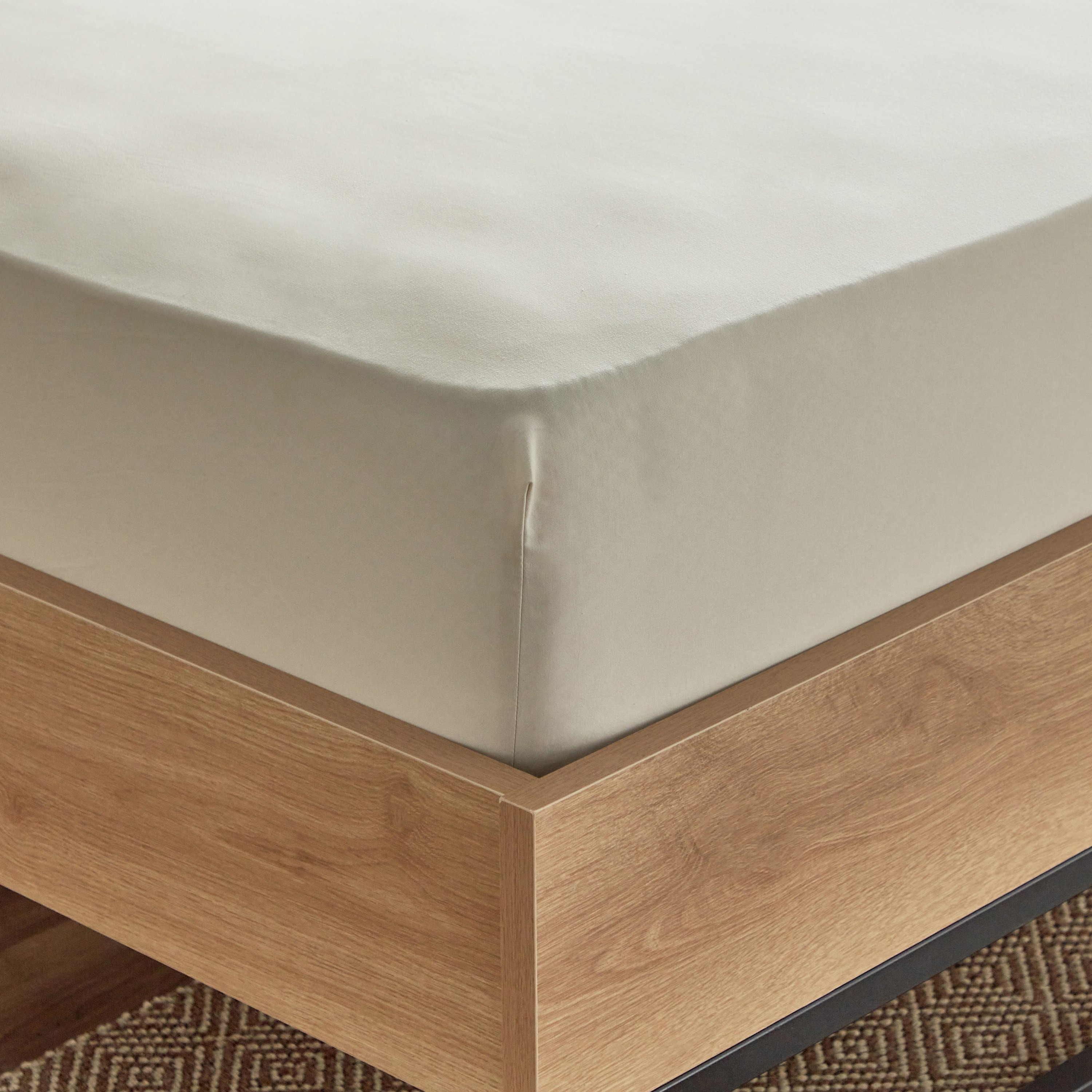 Derby Solid Microfiber Single Fitted Sheet - 90x190+20 cm-hbxhomeware-bedding-fittedsheets-image-5