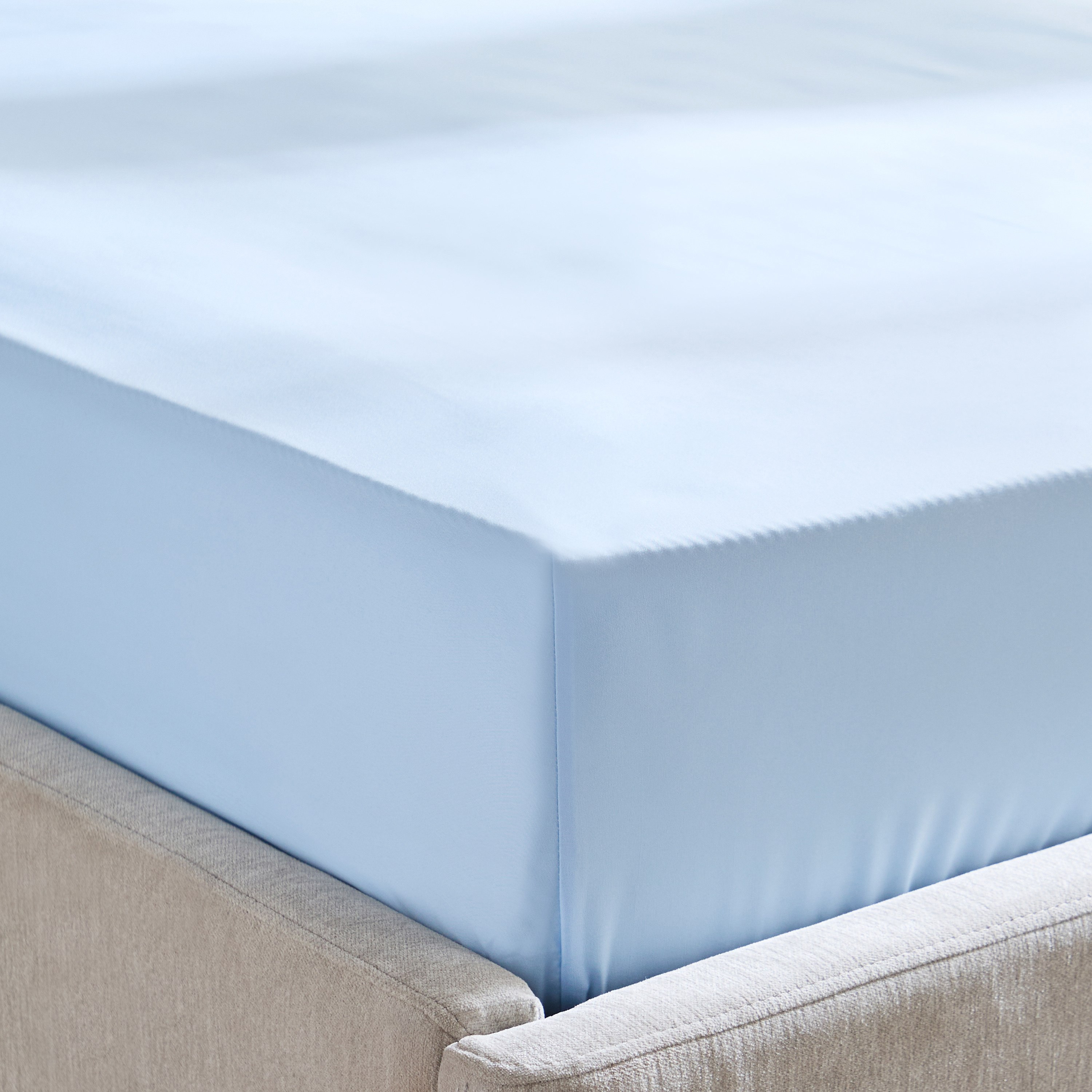 Derby Solid Microfiber Twin Fitted Sheet - 120x200+25 cm-hbxhomeware-bedding-fittedsheets-image-3