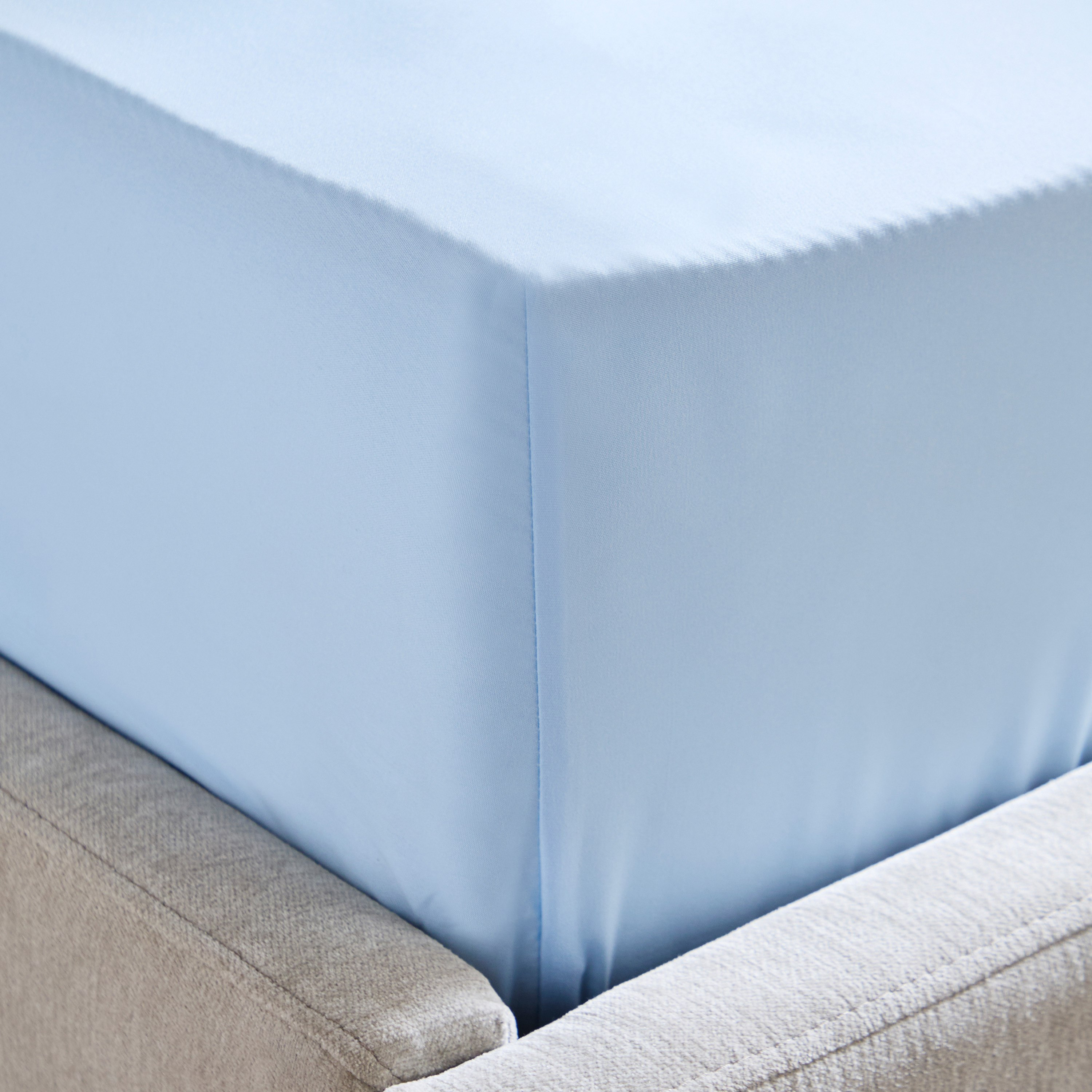 Derby Solid Microfiber Twin Fitted Sheet - 120x200+25 cm-hbxhomeware-bedding-fittedsheets-image-4
