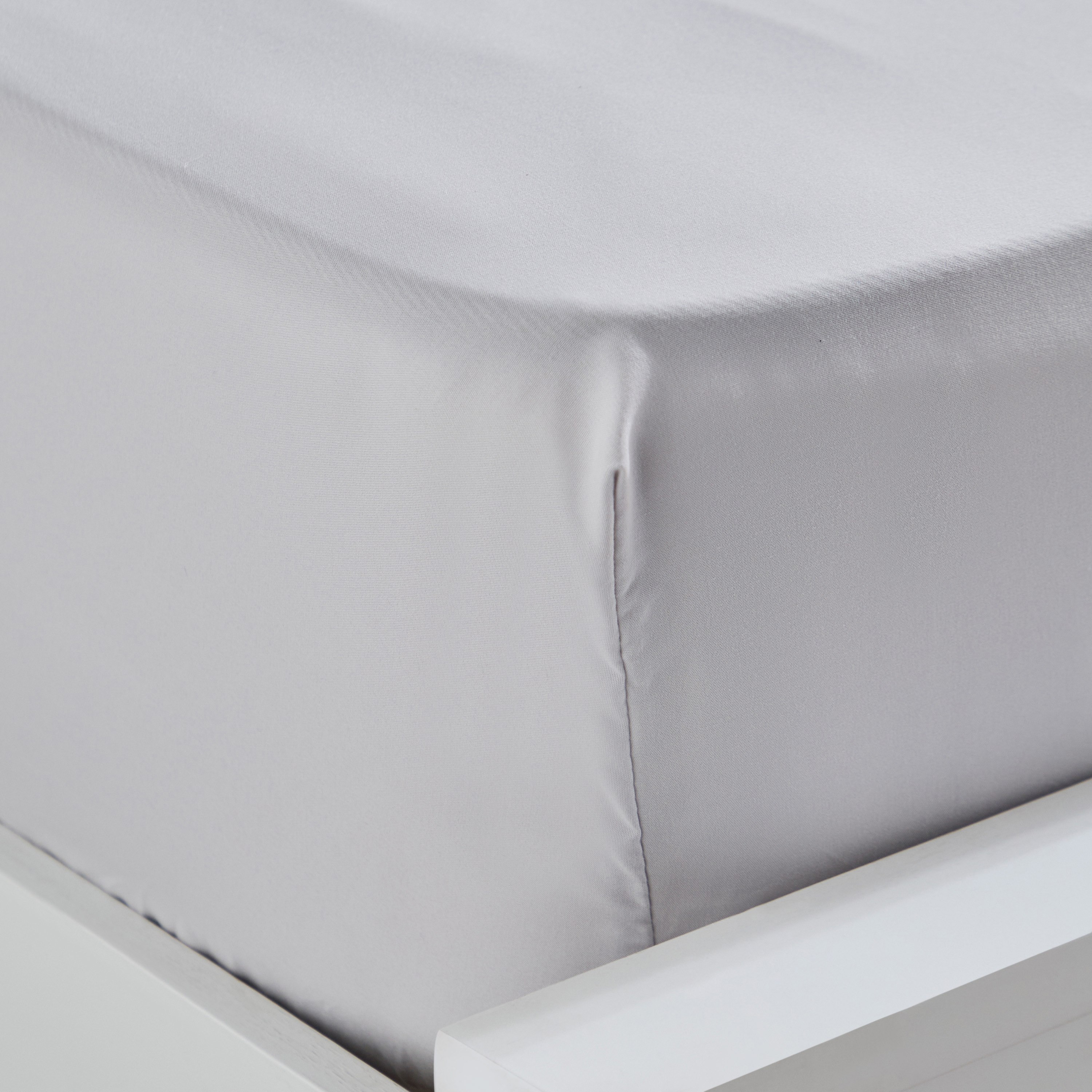 Derby Solid Microfiber King Fitted Sheet - 180x200+25 cm-hbxhomeware-bedding-fittedsheets-image-4