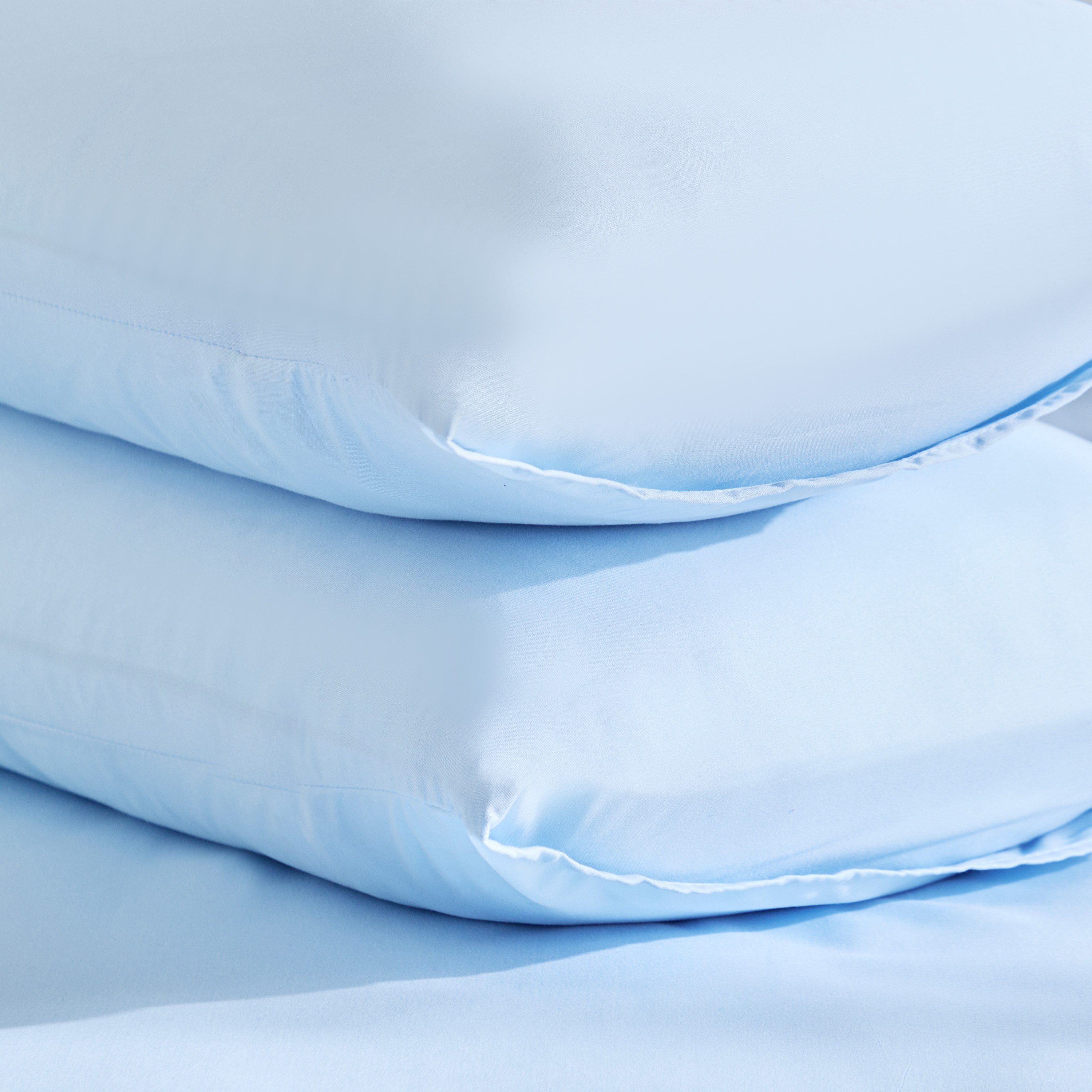 Derby 2-Piece Solid Microfiber Pillowcase Set - 45x70 cm-hbxhomeware-hbxkidsandyouth-image-5