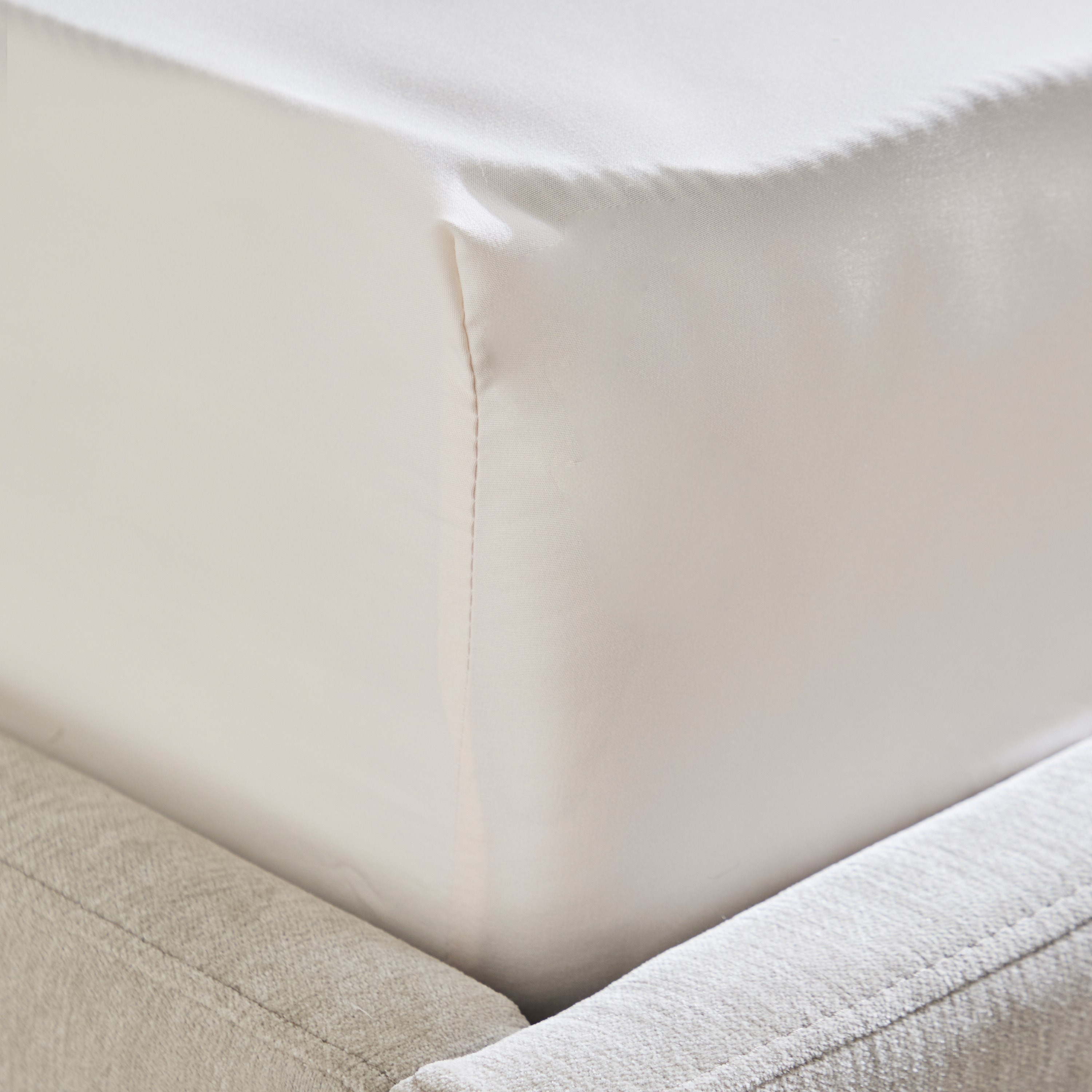شرشف مطاطي توين سادة من الألياف الدقيقة من ديربي - 120x200+25 سم-hbxhomeware-bedding-fittedsheets-image-4