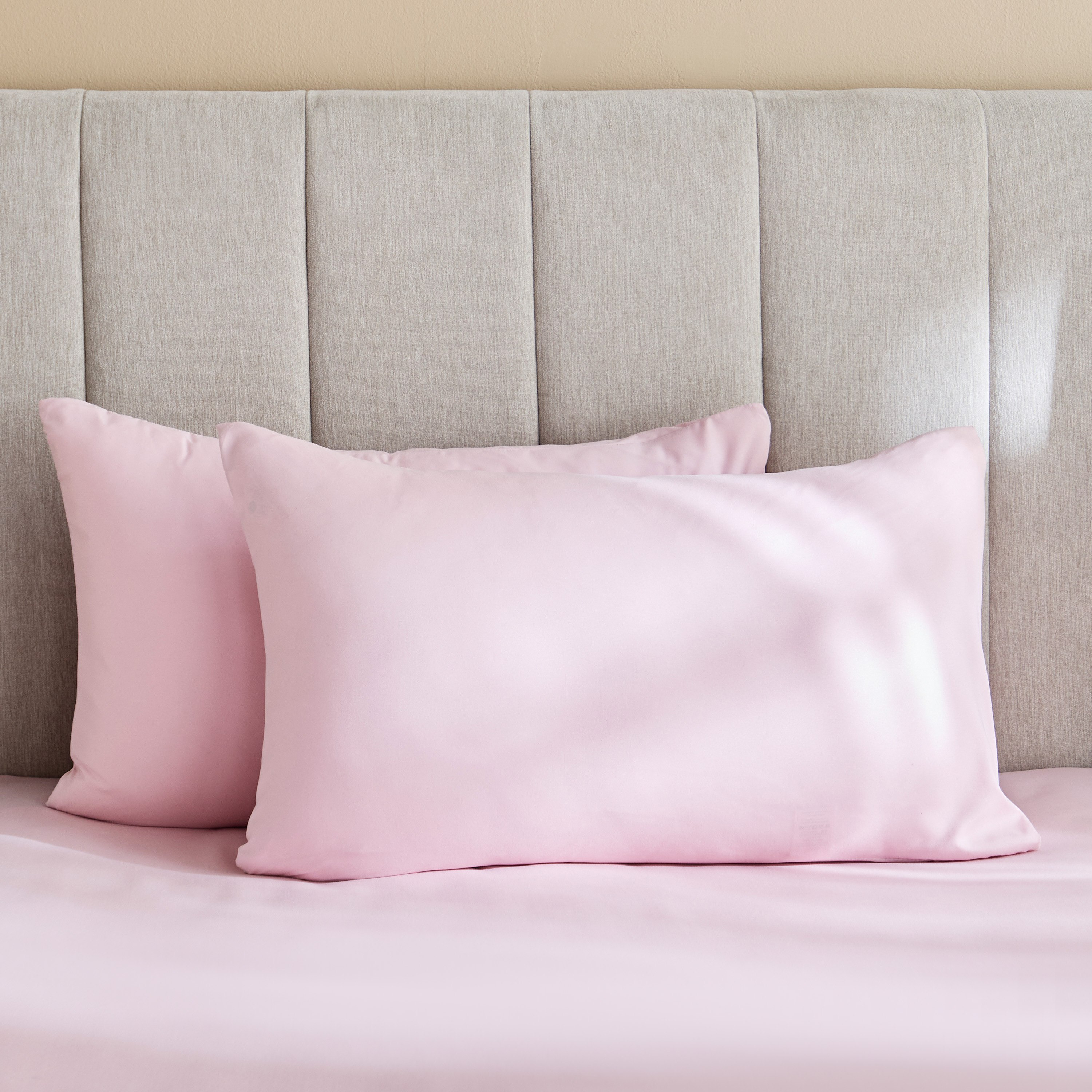 Derby 2-Piece Solid Microfiber Pillowcase Set - 45x70 cm-hbxhomeware-hbxkidsandyouth-image-2