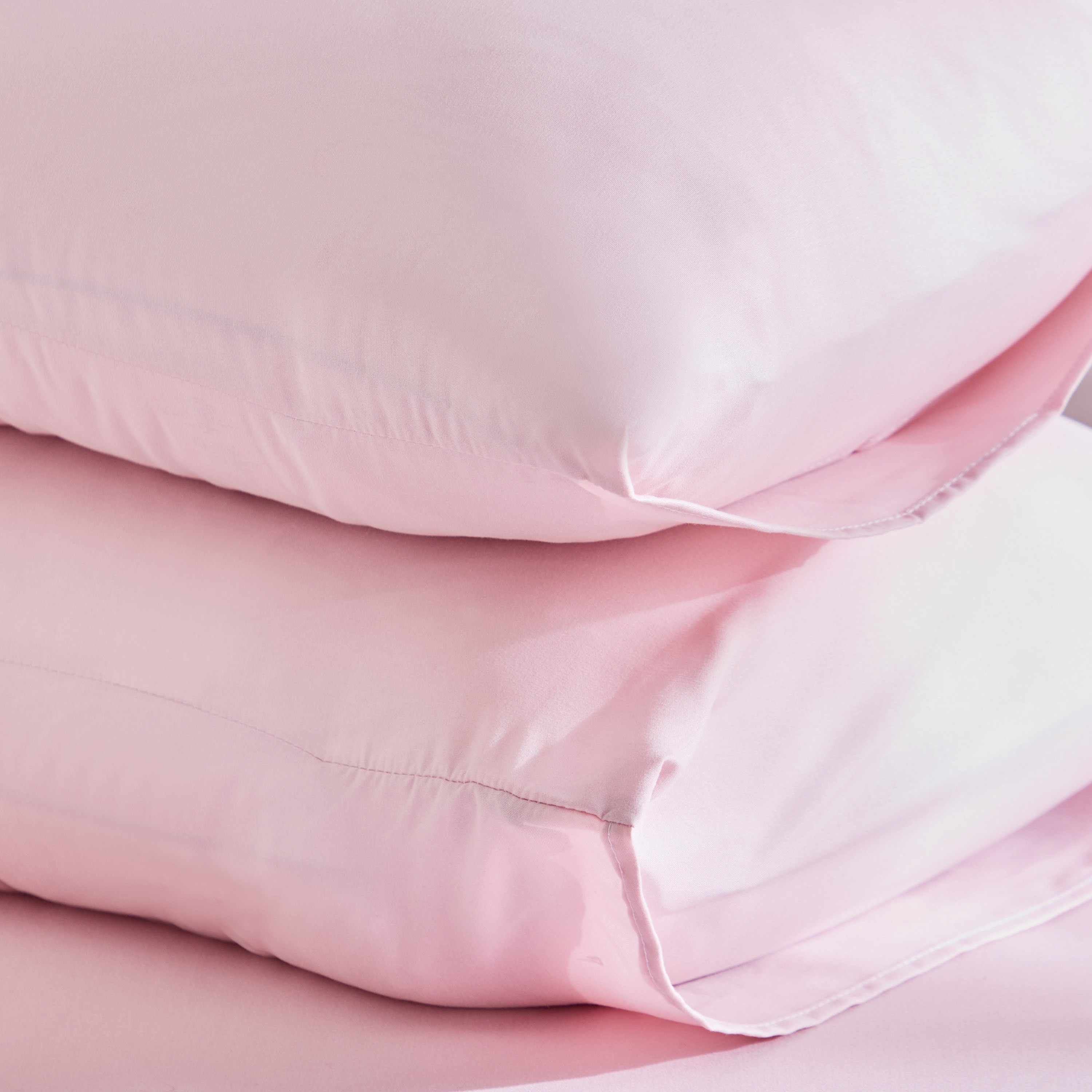 Derby 2-Piece Solid Microfiber Pillowcase Set - 45x70 cm-hbxhomeware-hbxkidsandyouth-image-5