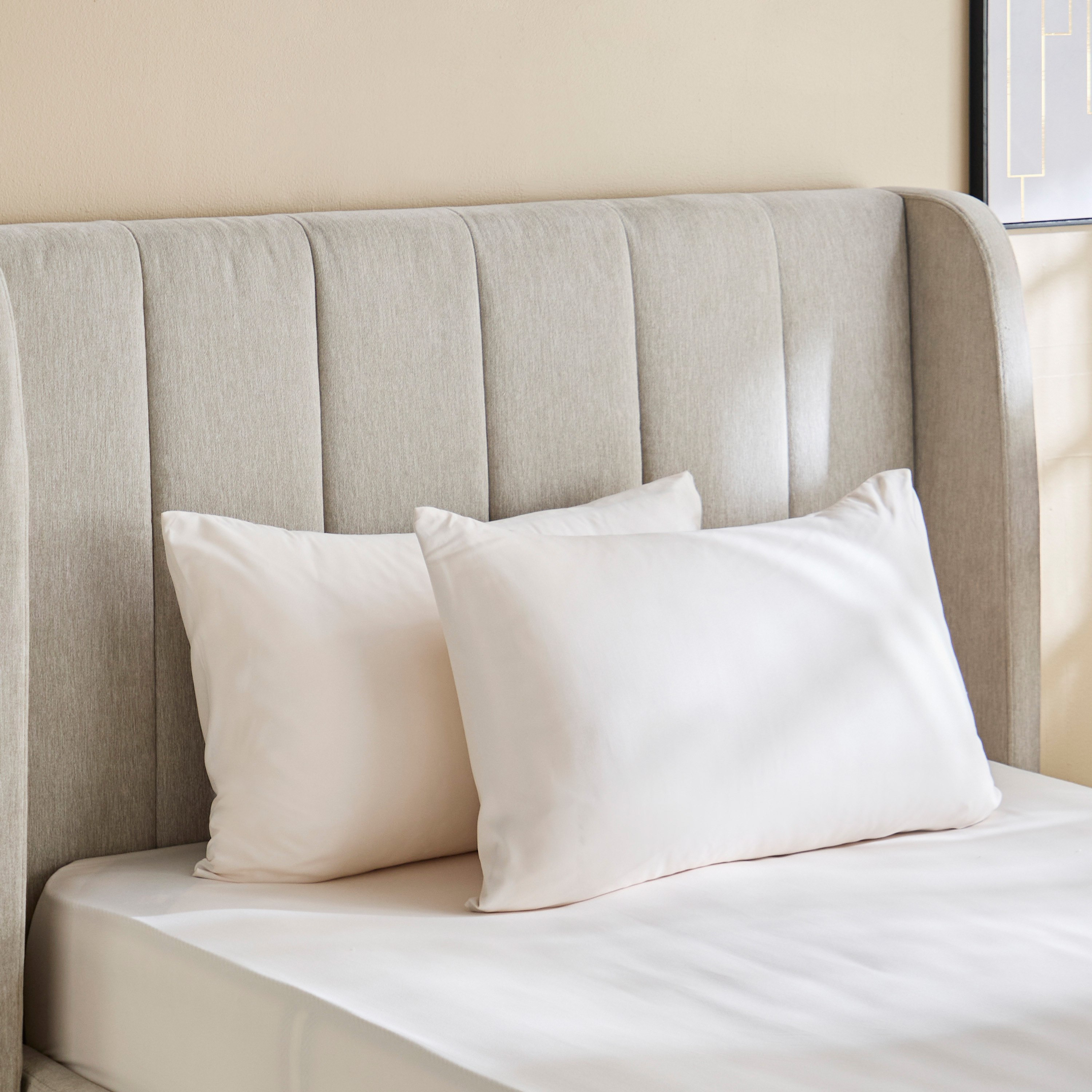 Derby 2-Piece Solid Microfiber Pillowcase Set - 45x70 cm-hbxhomeware-hbxkidsandyouth-image-1