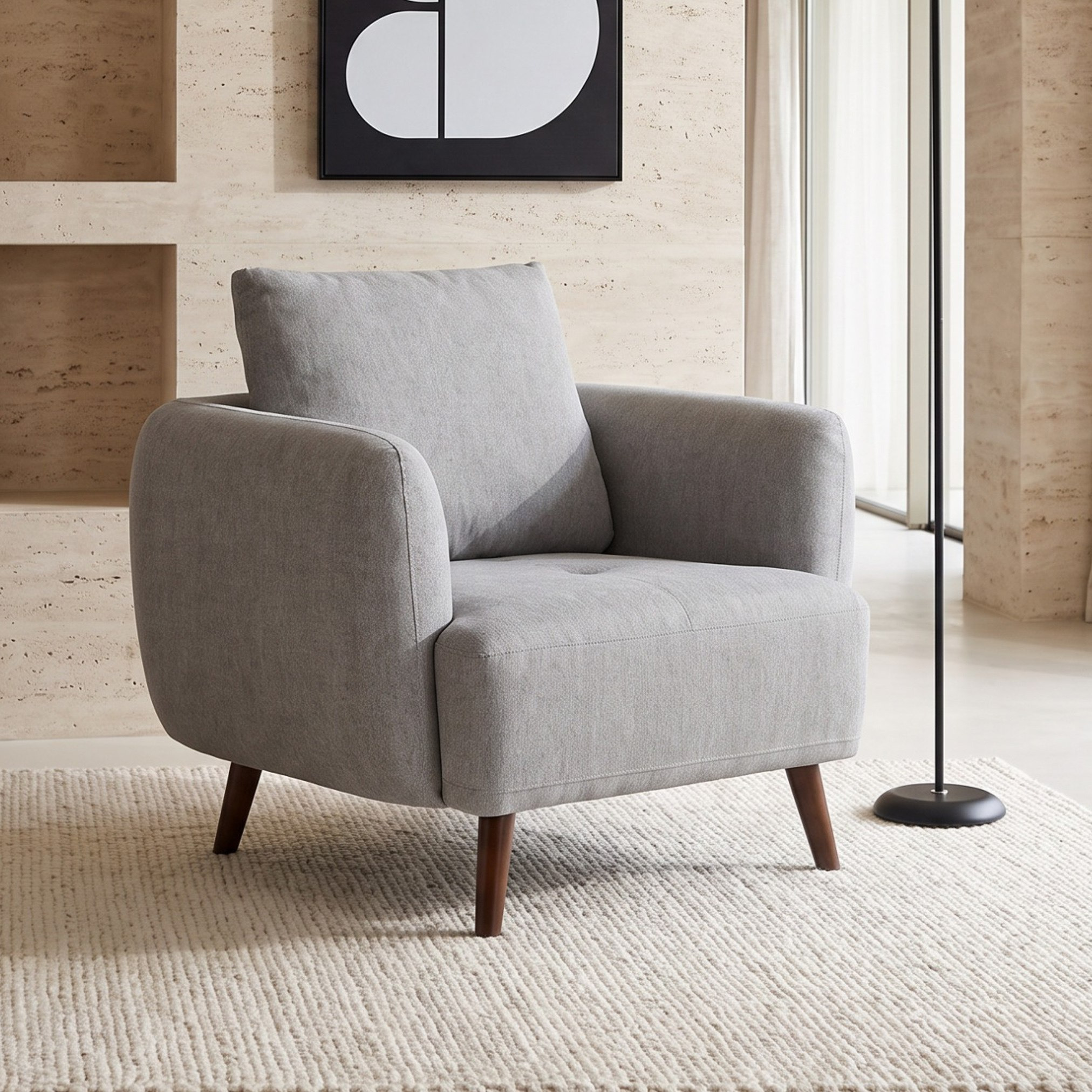 Orleans Armchair Fabric Sofa-hbxlivingroom-sofasandarmchairs-sofas-image-1