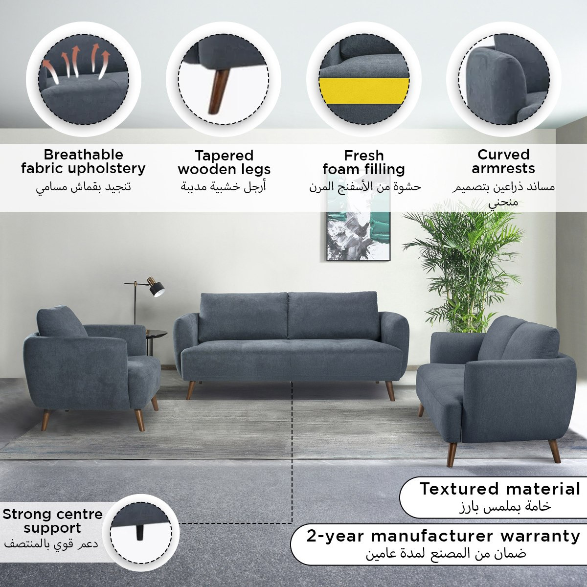 Orleans 3- Seater Fabric Sofa-hbxlivingroom-sofasandarmchairs-sofas-image-9