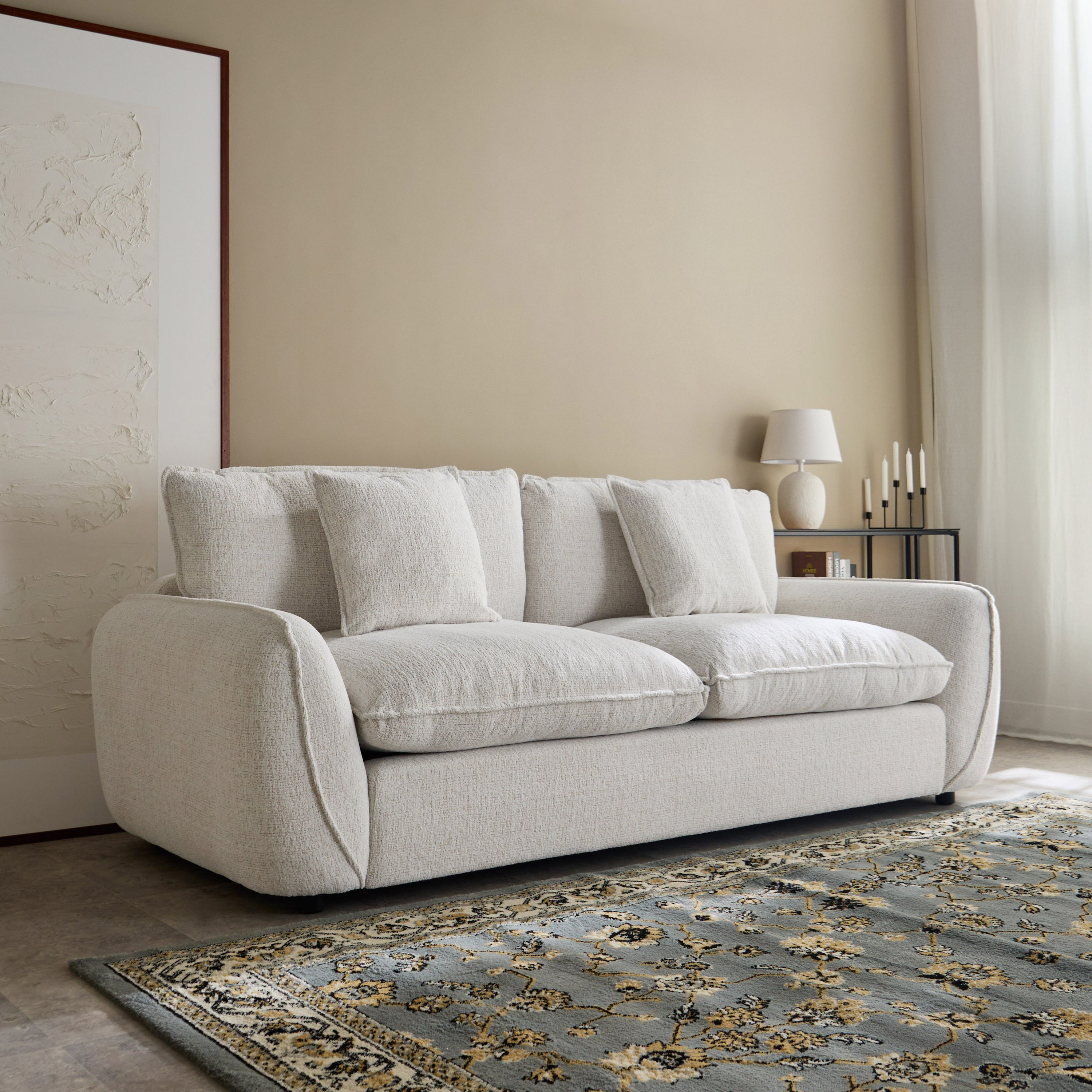 Clayton 4-Seater Fabric Sofa with 2 Cushions-hbxlivingroom-sofasandarmchairs-sofas-image-1