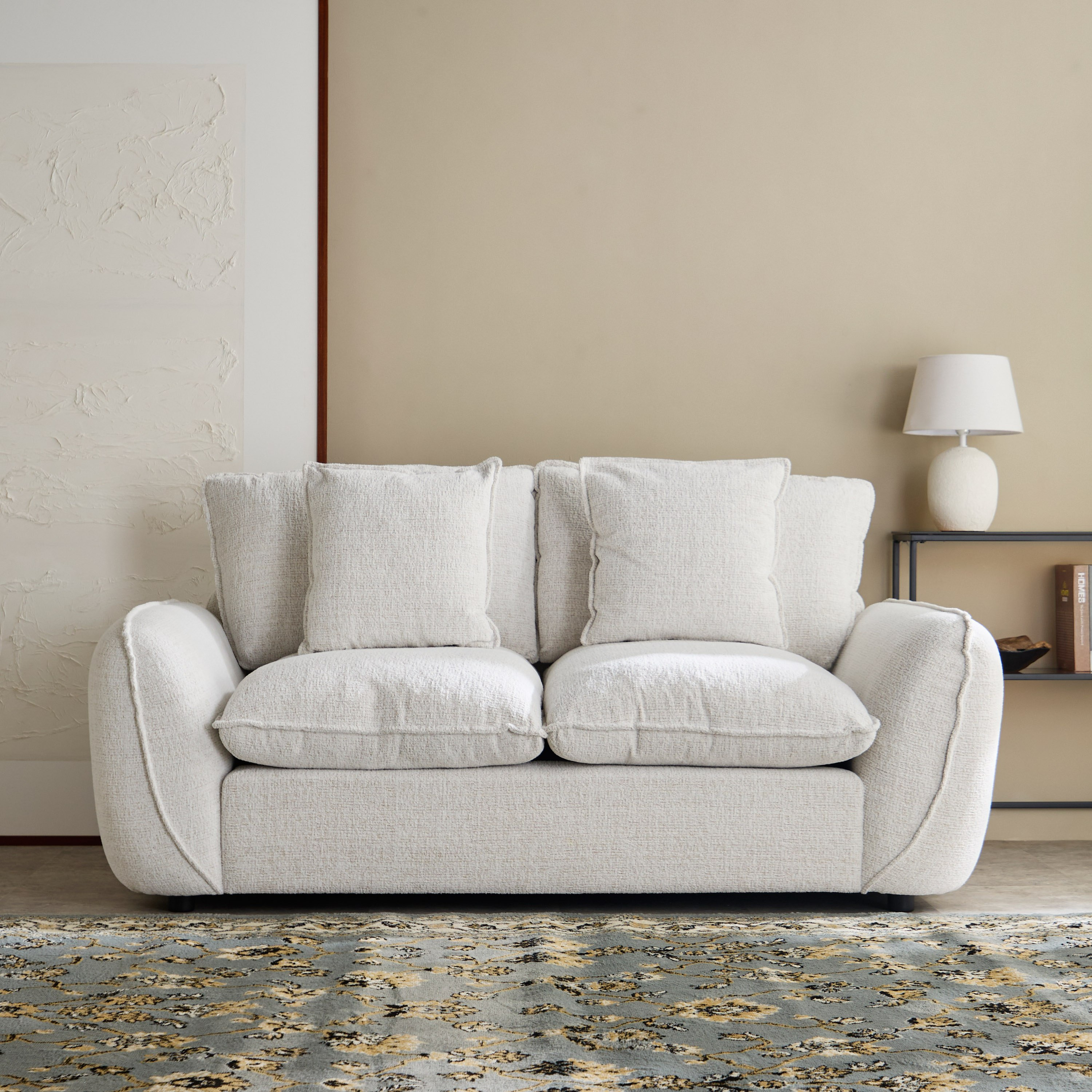Clayton 2-Seater Fabric Sofa with 2 Cushions-hbxlivingroom-sofasandarmchairs-sofas-image-2