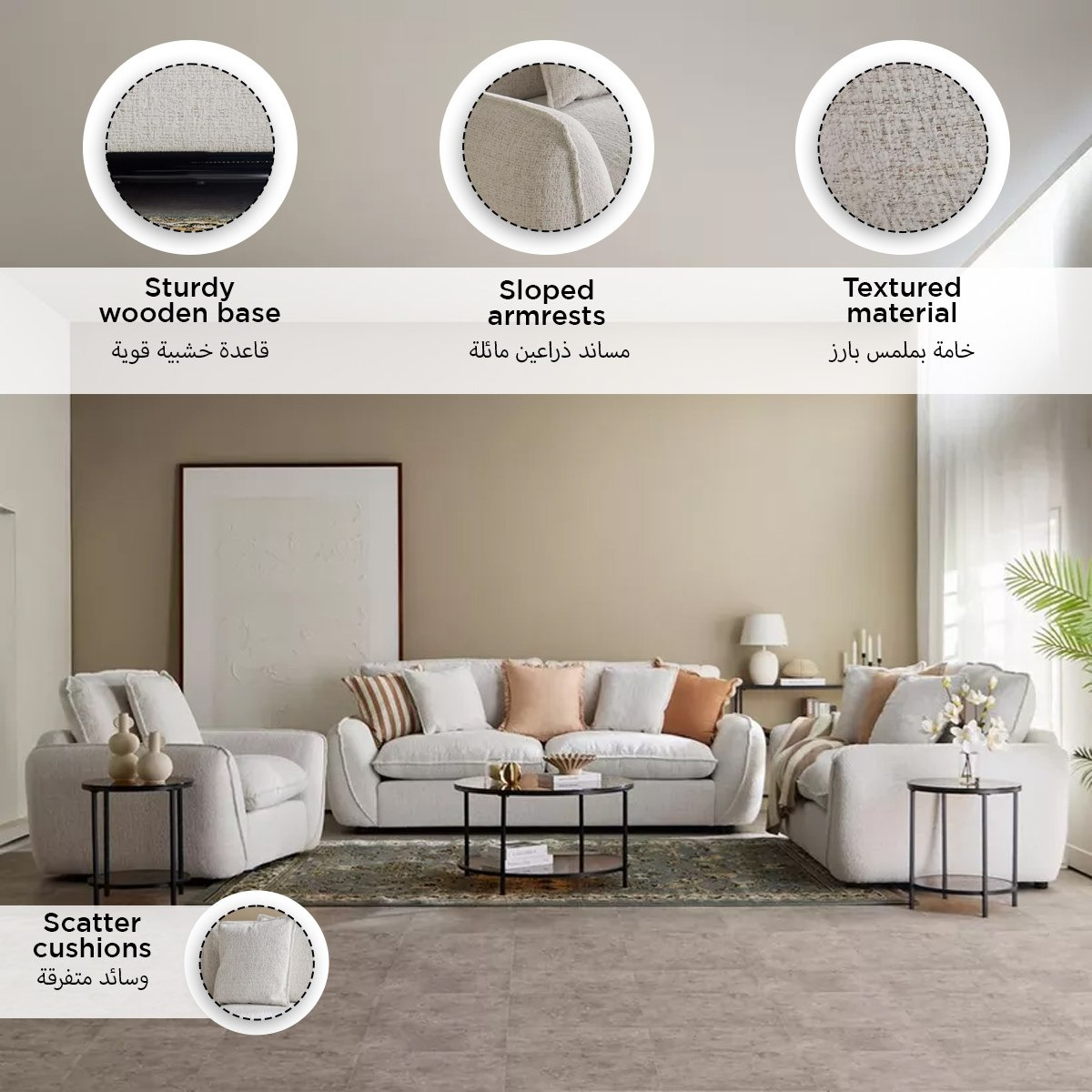 Clayton Armchair Fabric Sofa with Cushion-hbxlivingroom-sofasandarmchairs-sofas-image-14