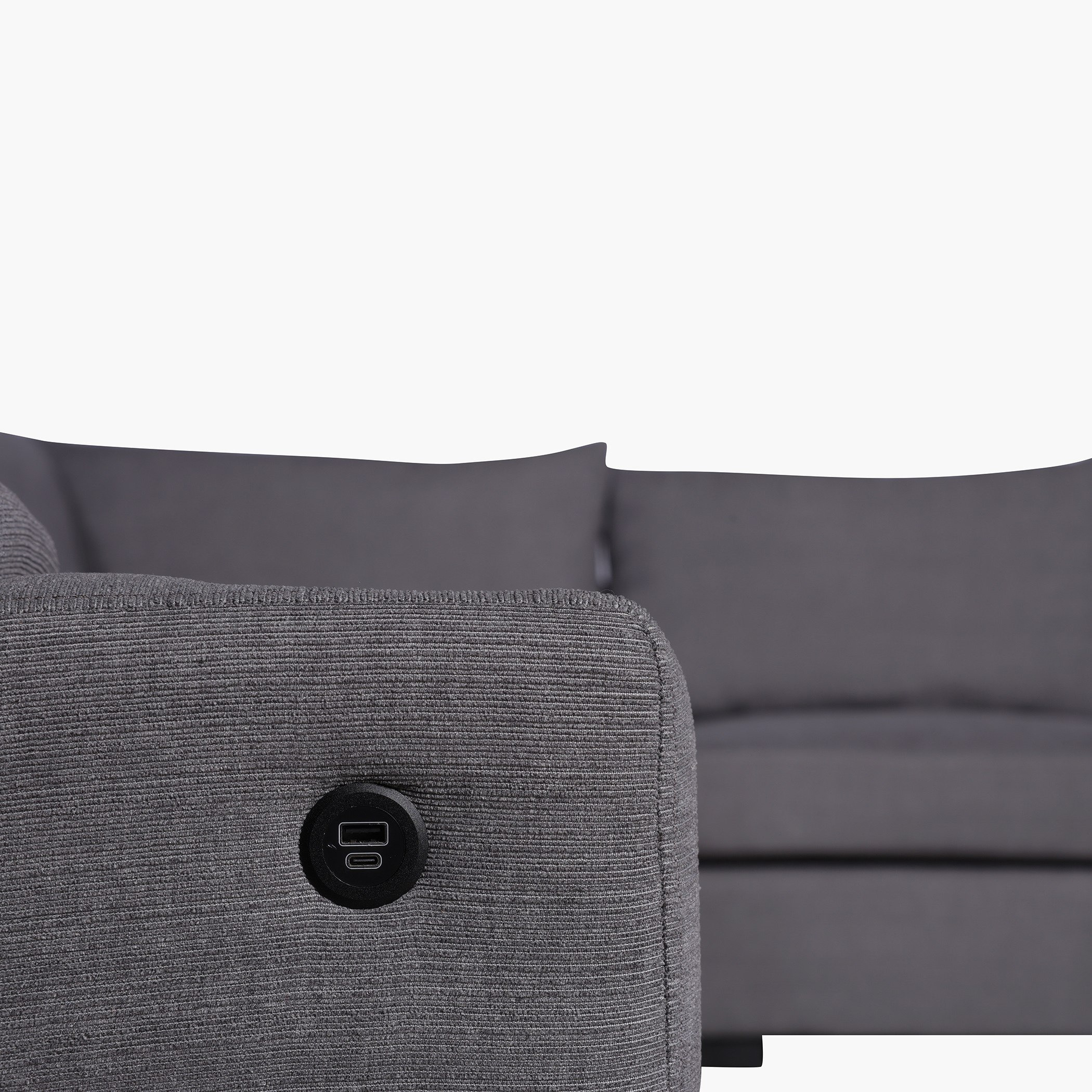 Movo Hillary 4-Seater Sectional Corner 2-Cupholder FabricÂ Sofa with Cushions and USB Port-hbxlivingroom-sofasandarmchairs-sofas-image-5