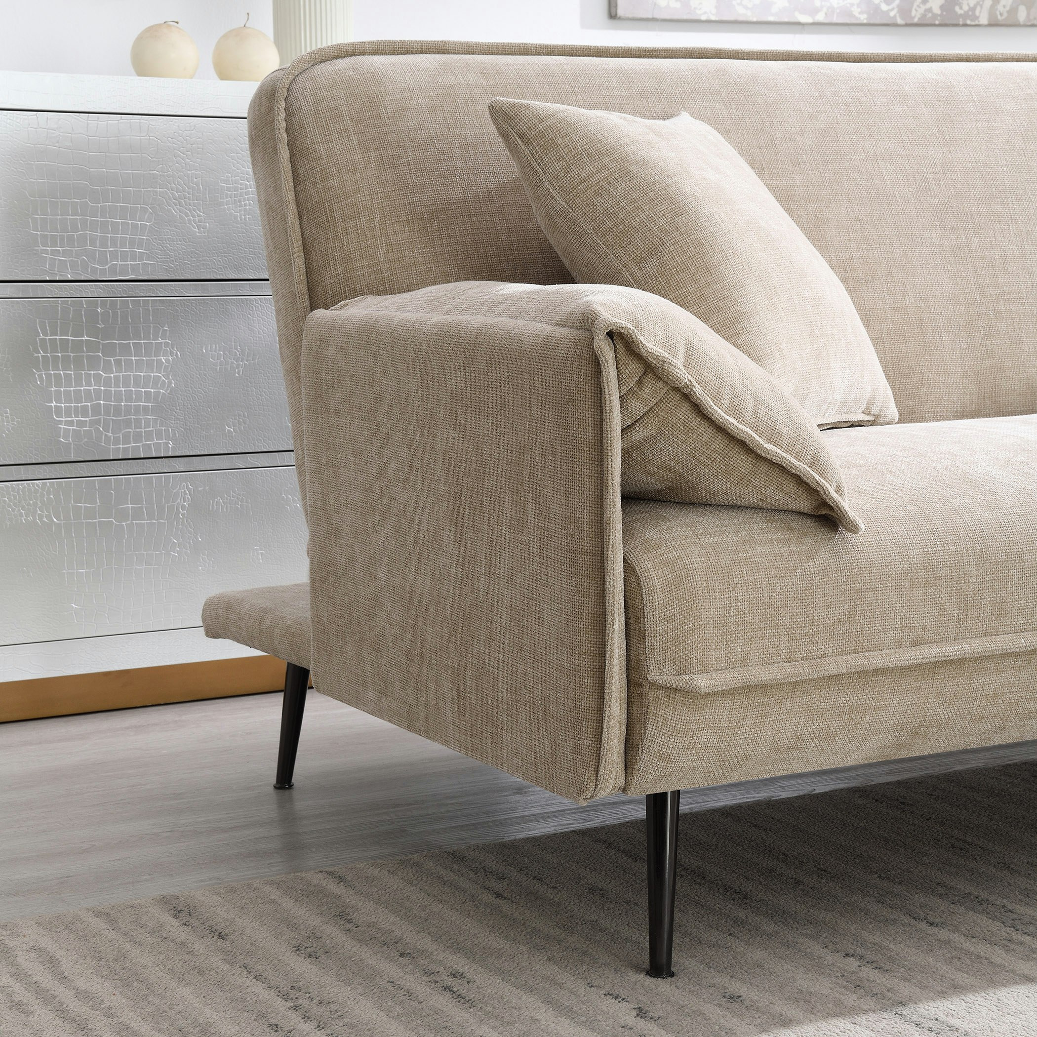 كنبة سرير 3 مقاعد قماش مع وسادتين من باكستر-hbxfurniture-sofasandarmchairs-sofabeds-image-2