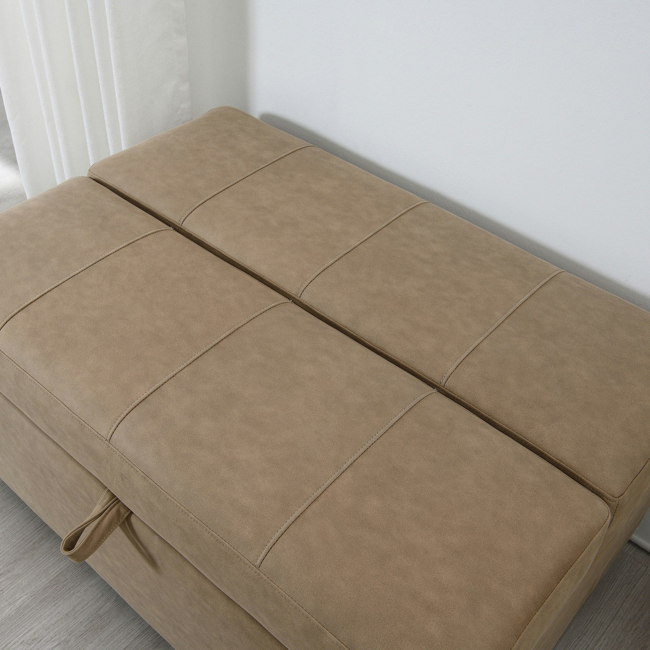 Arden 2-Seater Fabric Sofa Bed Cum Ottoman with Storage-hbxfurniture-sofasandarmchairs-sofabeds-image-5
