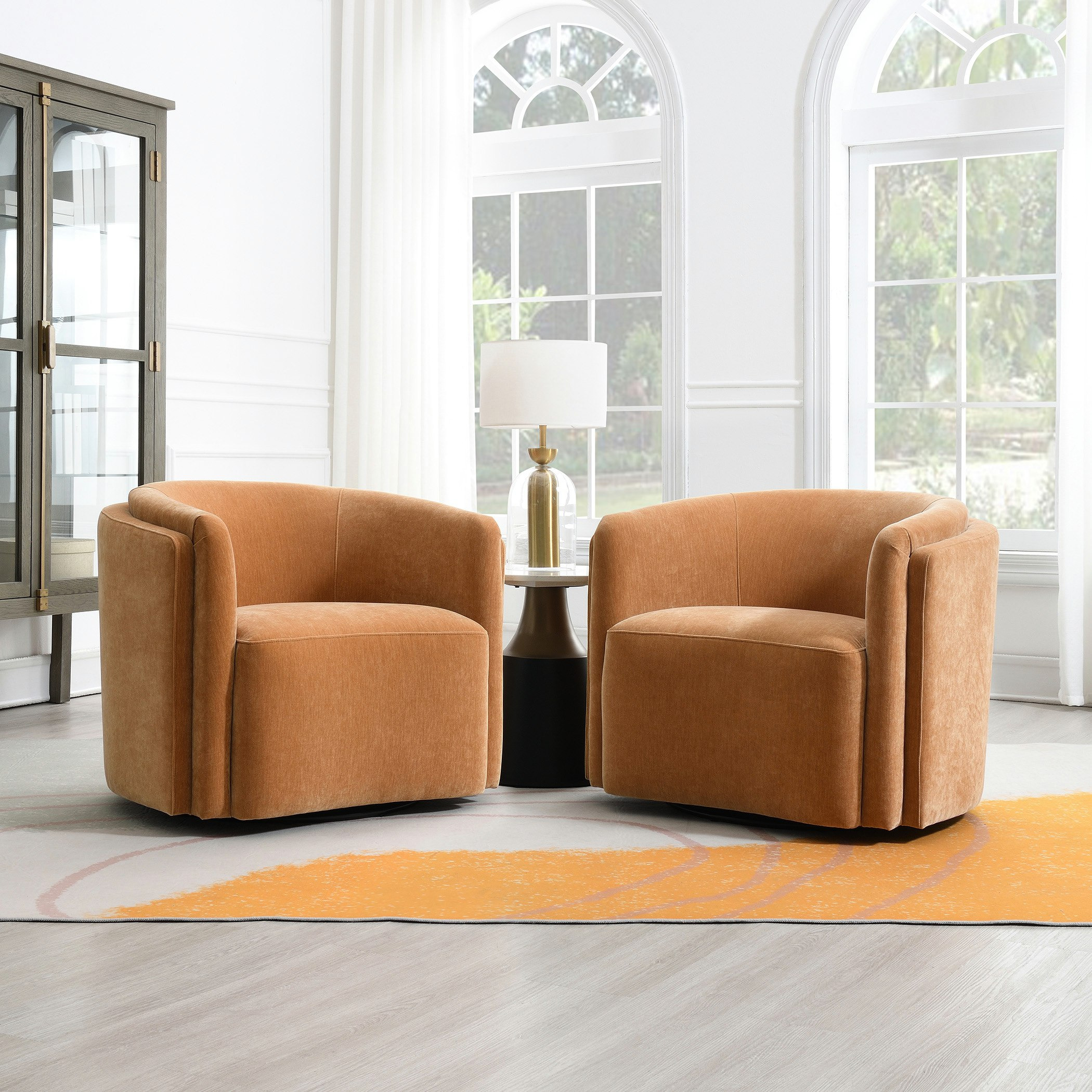 Lario Fabric Accent Chair with Swivel-hbxlivingroom-sofasandarmchairs-easychairs-image-5