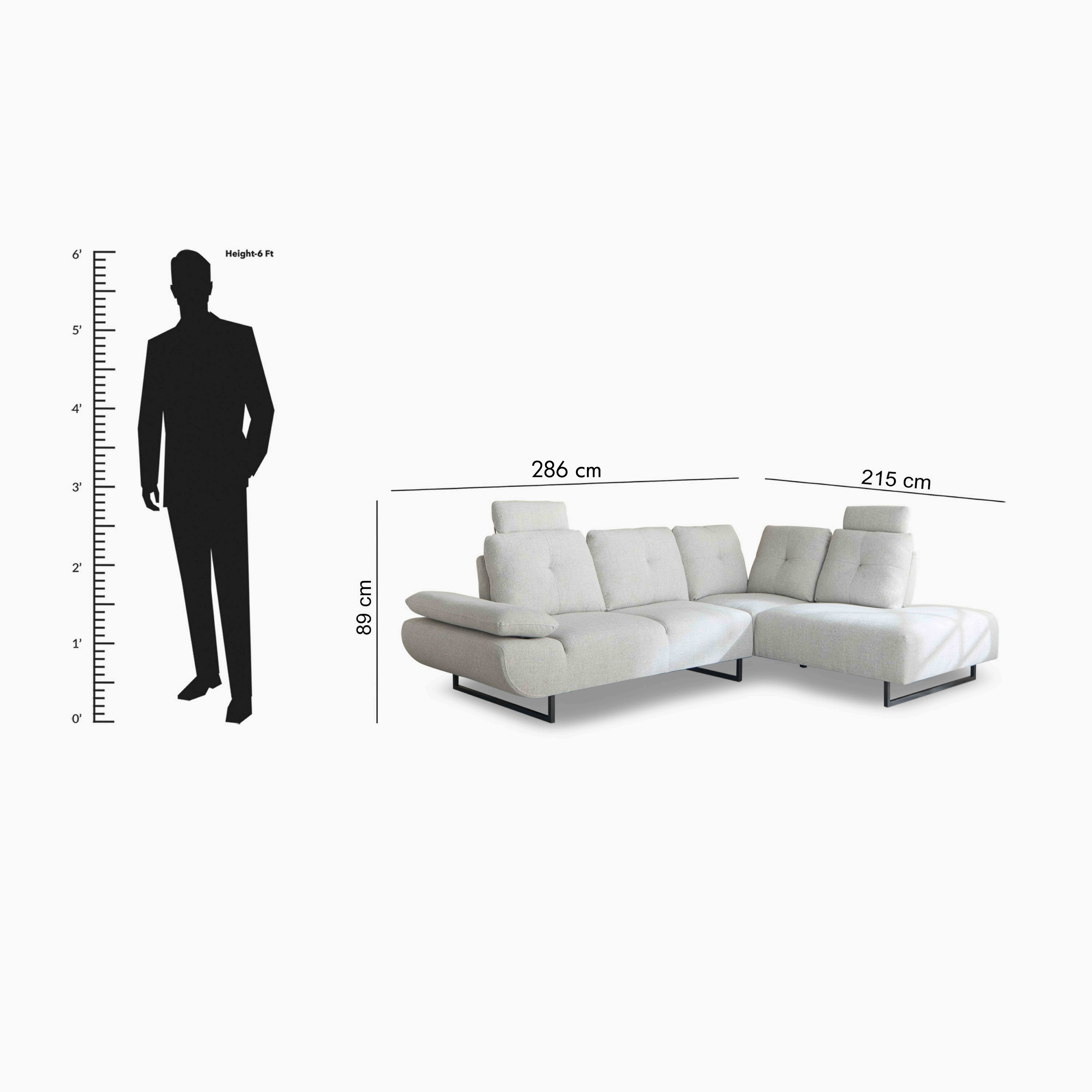 كنبة ركنية يسار 4 مقاعد قماش بظهر قابل للتعديل من بريميير-hbxlivingroom-sofasandarmchairs-sofas-image-14