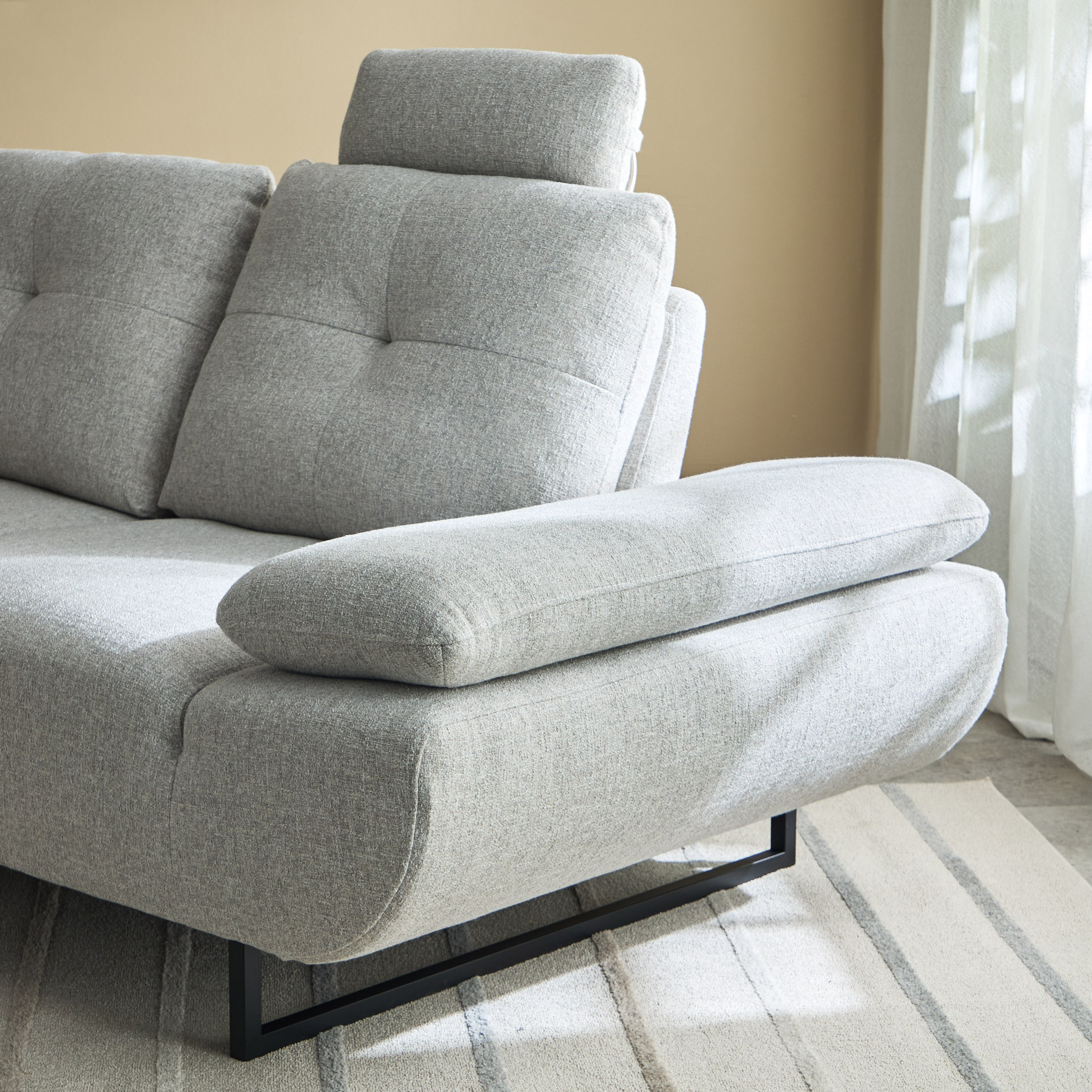 كنبة ركنية يسار 4 مقاعد قماش بظهر قابل للتعديل من بريميير-hbxlivingroom-sofasandarmchairs-sofas-image-8