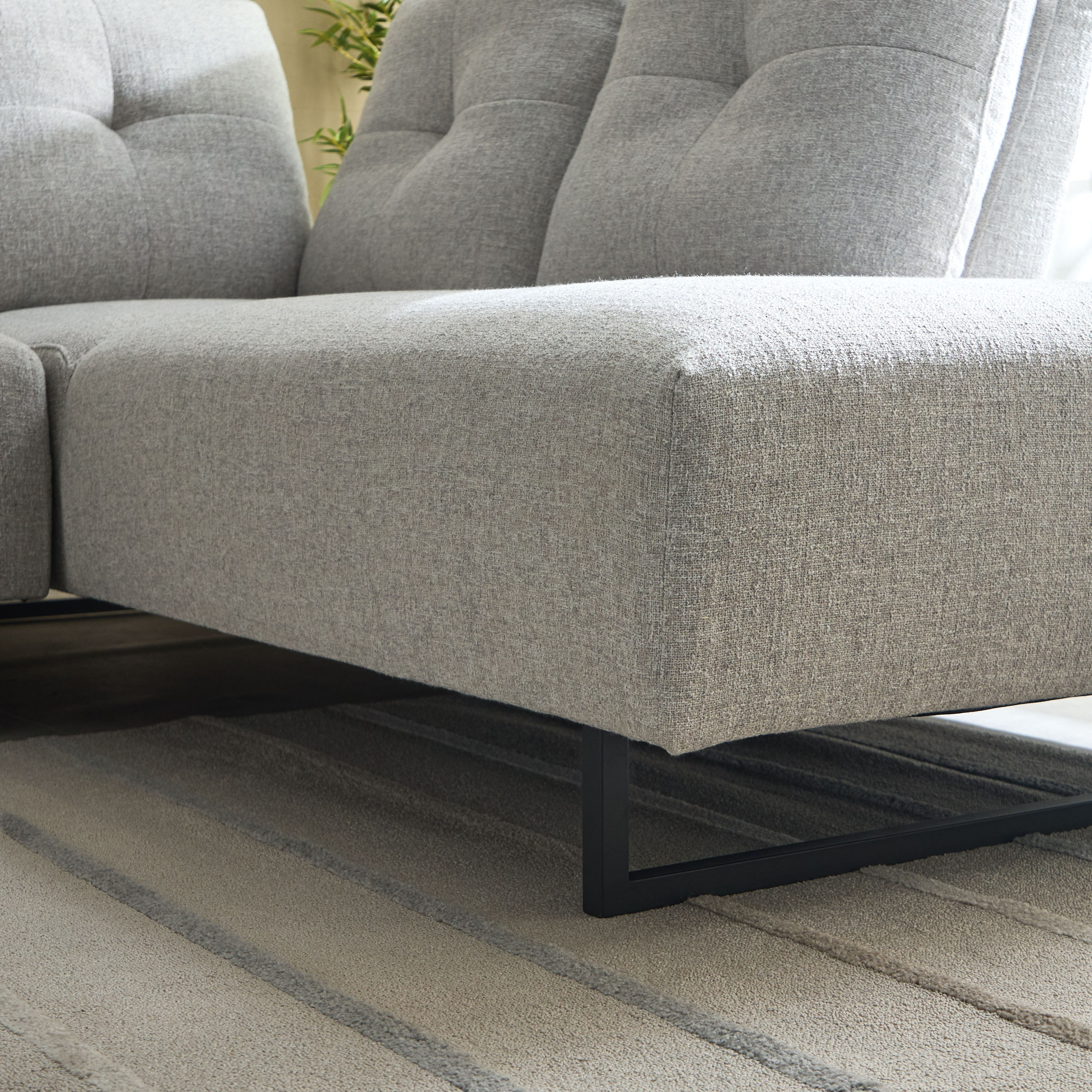 كنبة ركنية يمين 4 مقاعد قماش بظهر قابل للتعديل من بريميير-hbxlivingroom-sofasandarmchairs-sofas-image-12