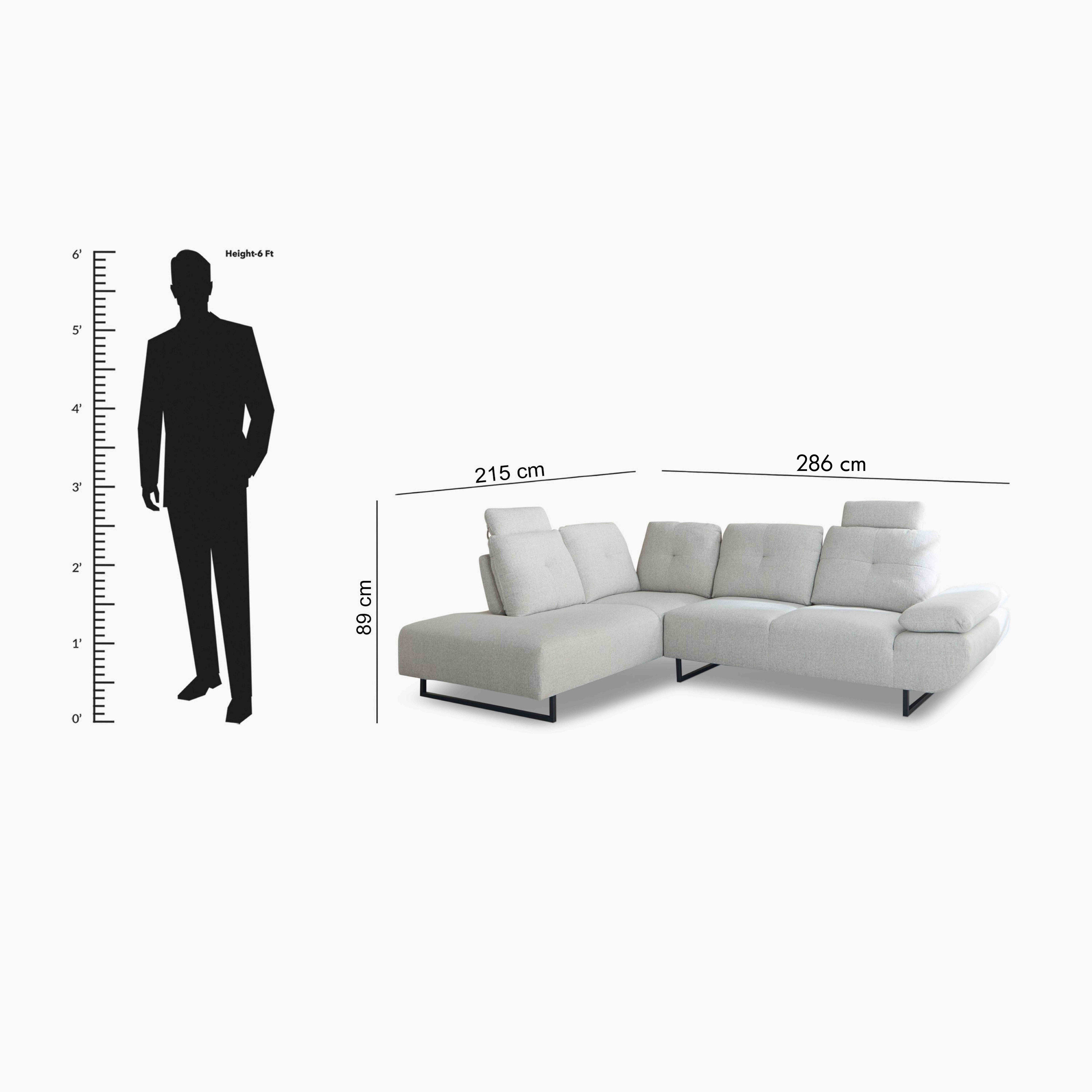 كنبة ركنية يمين 4 مقاعد قماش بظهر قابل للتعديل من بريميير-hbxlivingroom-sofasandarmchairs-sofas-image-14