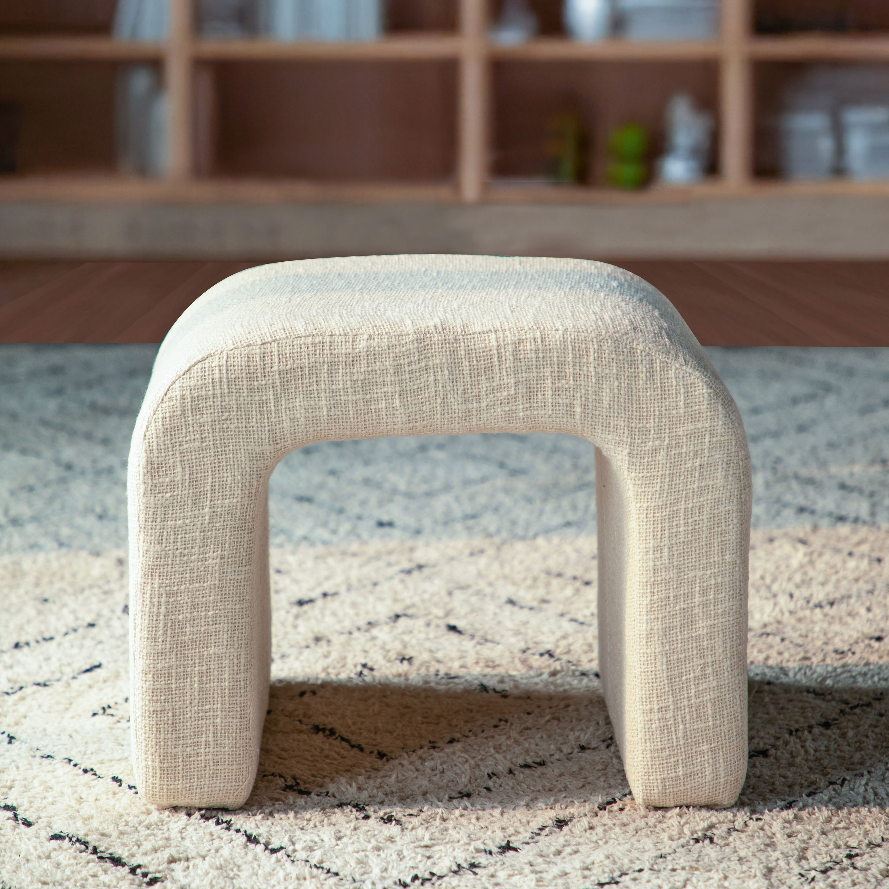 Kora Fabric Ottoman