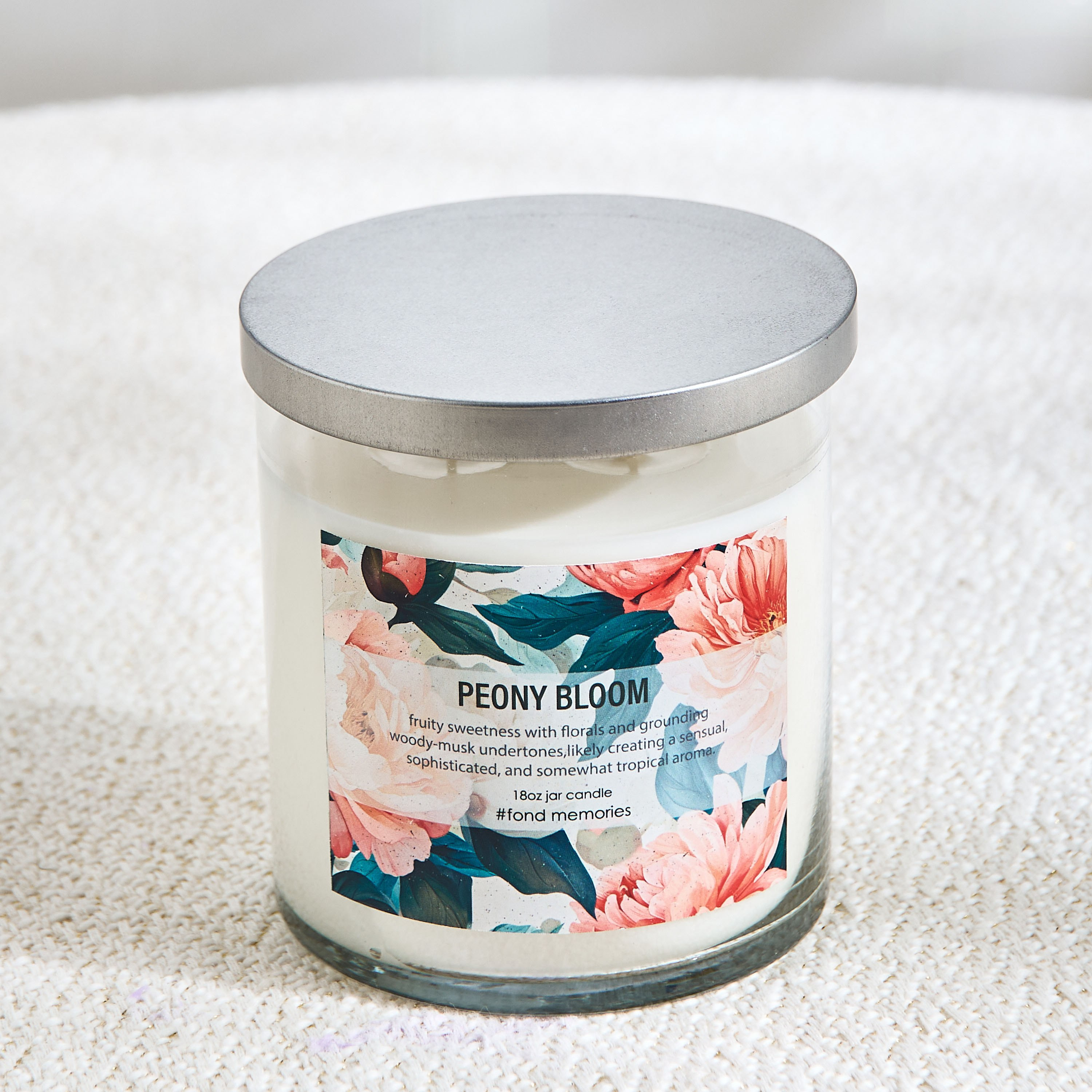 Aure 18oz Glass Jar Candle with Metal Lid - 10.7x13.2 cm-hbxhomeware-hbxdecorandfurnishings-image-5