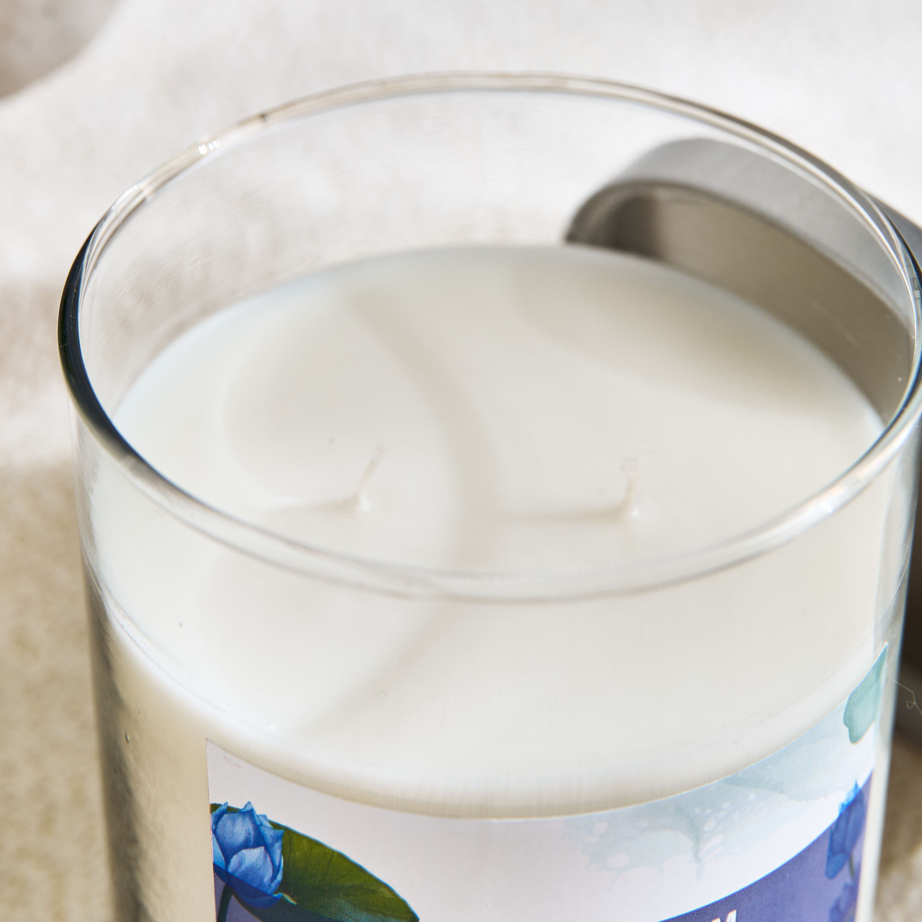 Aure 18oz Glass Jar Candle with Metal Lid - 10.7x13.2 cm-hbxlivingroom-decorandaccessories-candles-image-3