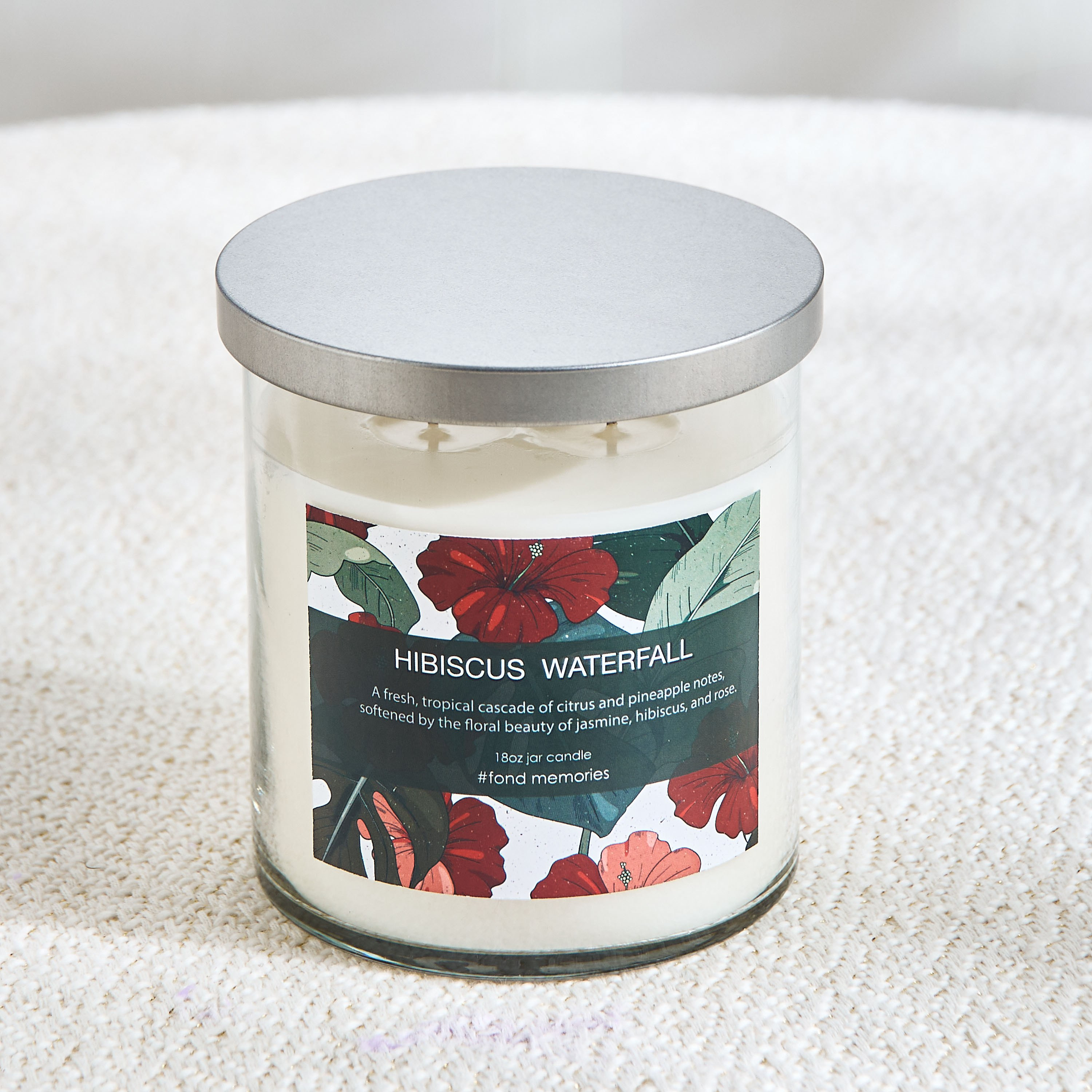 Aure 18oz Blown Jar with Metal Lid - 10.7x13.2 cm-hbxhomeware-hbxdecorandfurnishings-image-5