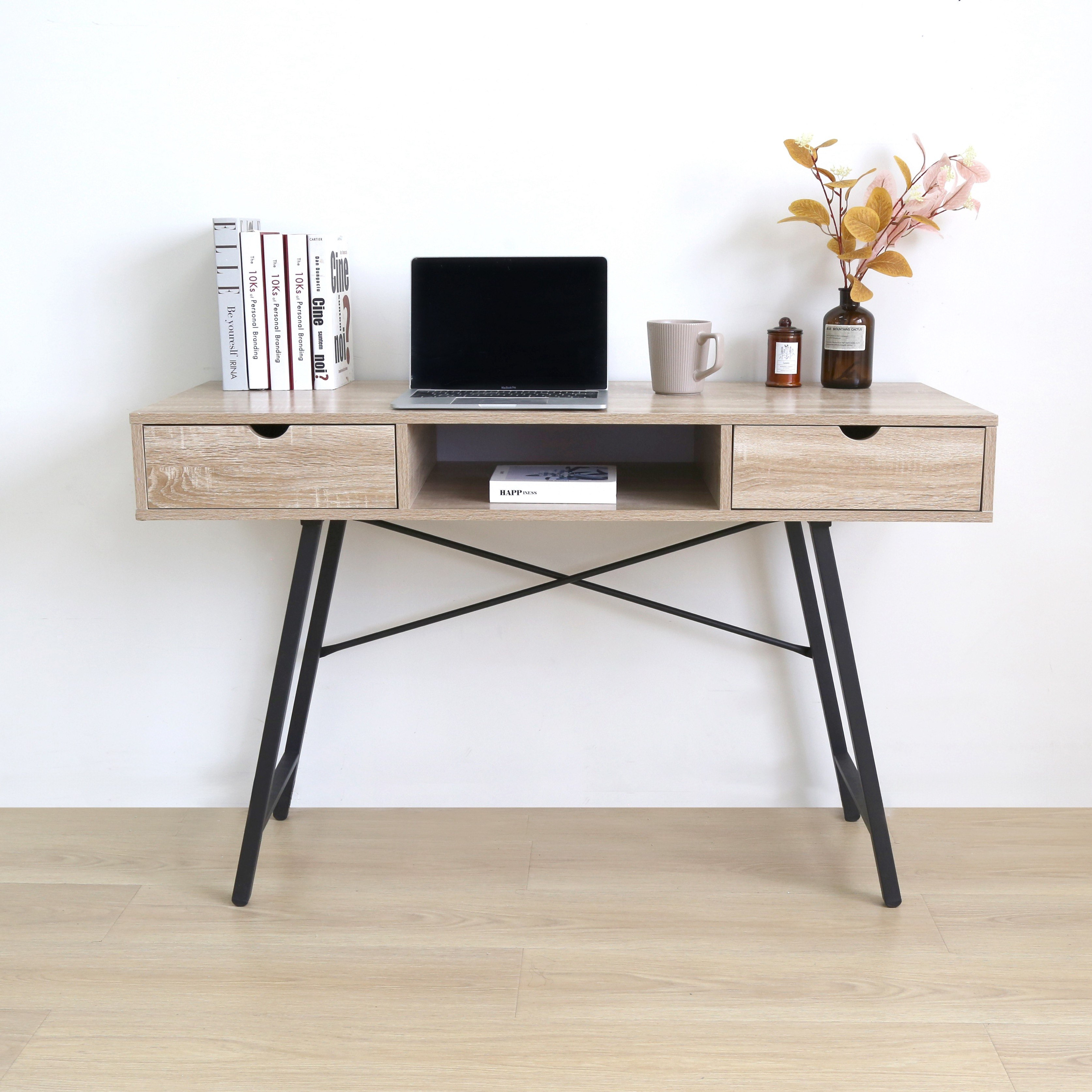 Movo Denver 2-Drawer Study Desk-hbxfurniture-office-desks-image-6