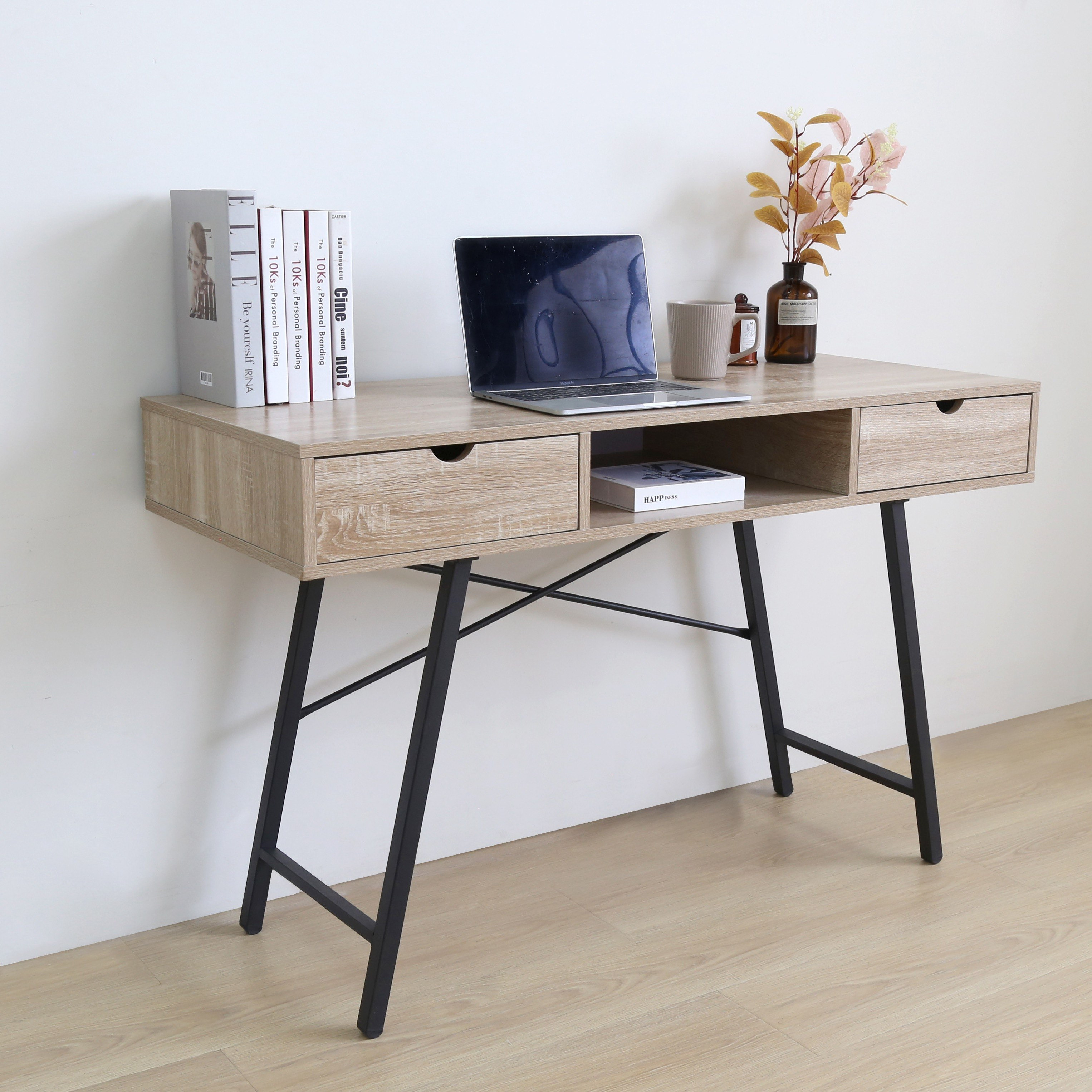 Movo Denver 2-Drawer Study Desk-hbxfurniture-office-desks-image-7