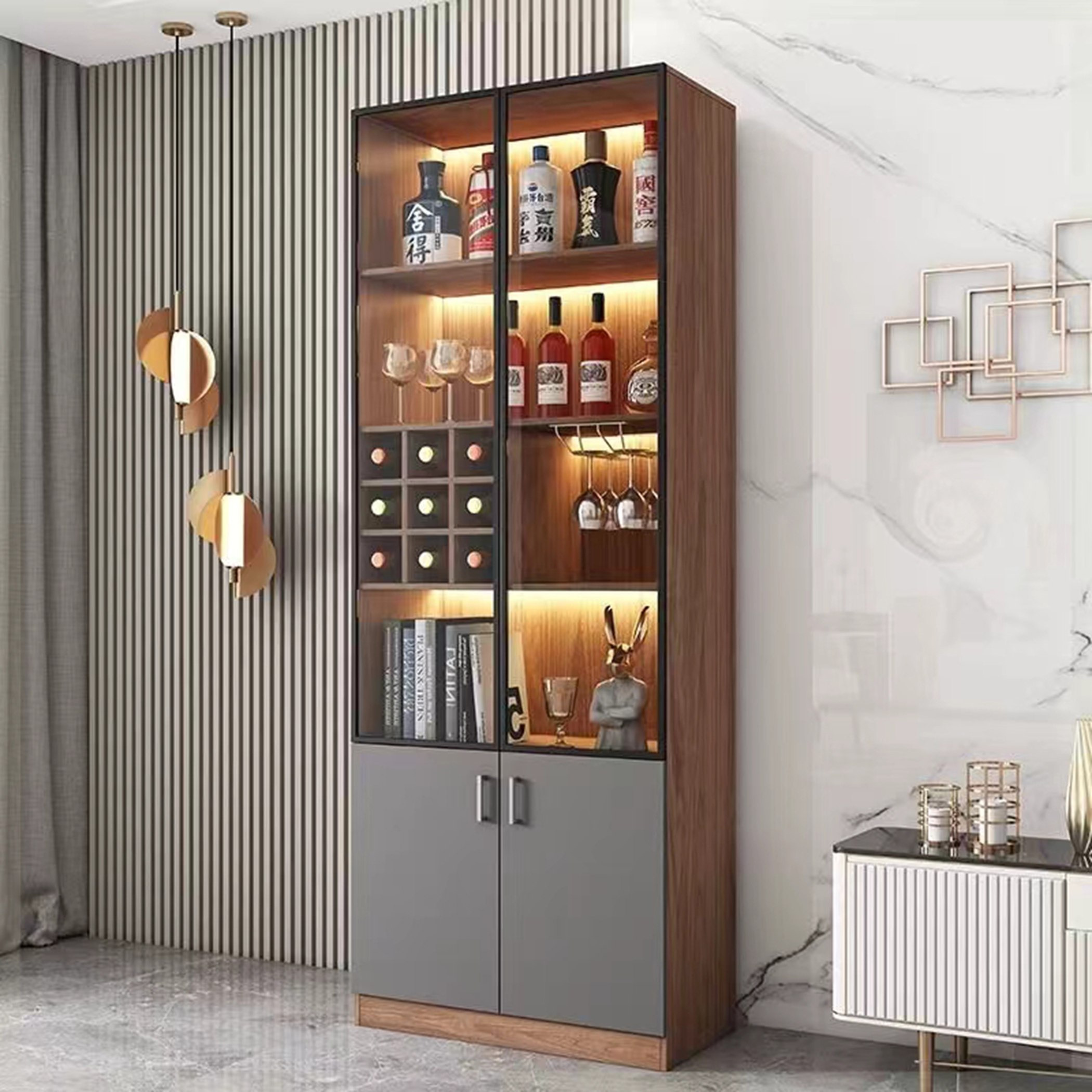 وحدة مشرب بباب زجاجي من كولومبيا-hbxfurniture-diningroom-barcountersandbarstools-image-4
