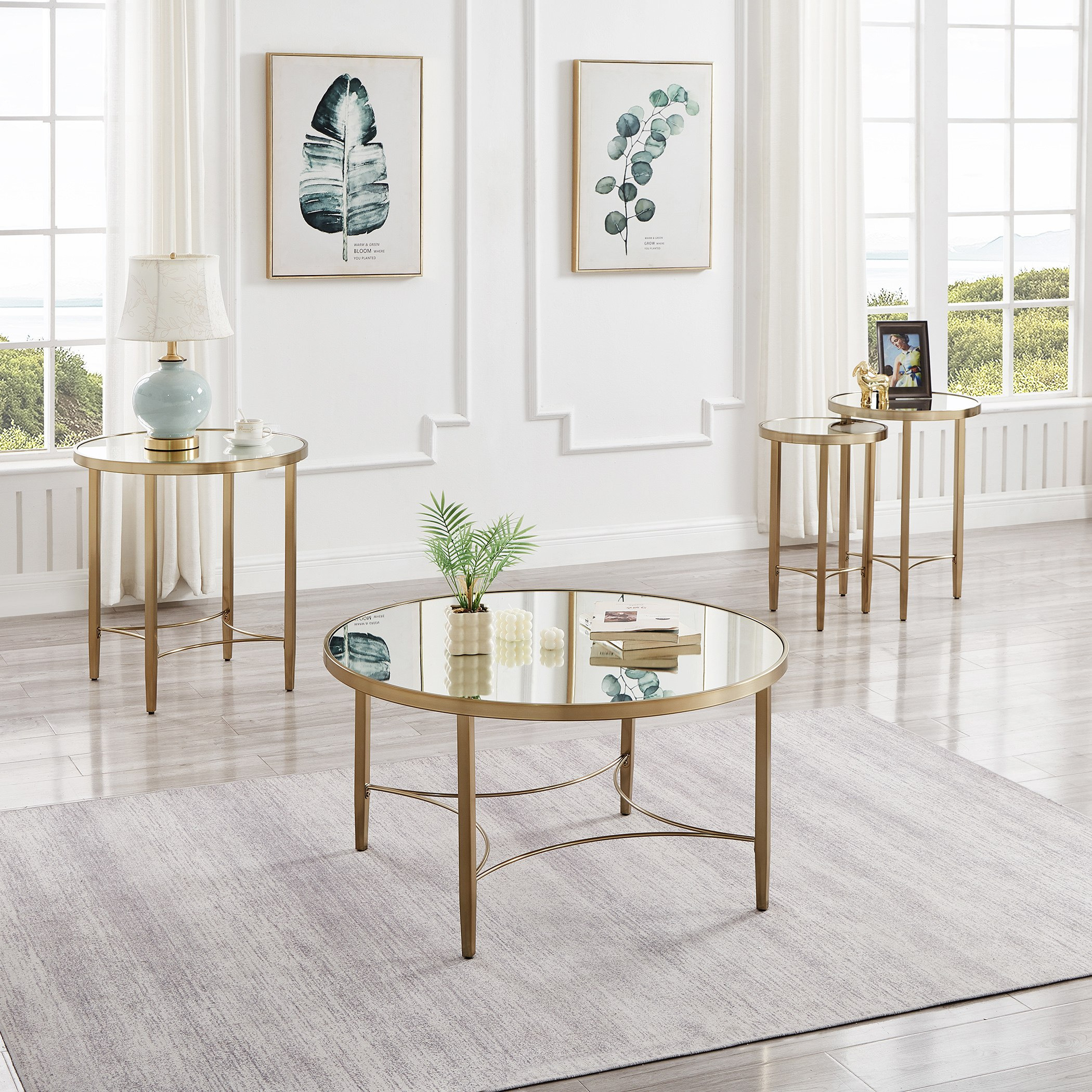 Artison Mirror Top End Table-hbxfurniture-bedroom-nightstands-image-1