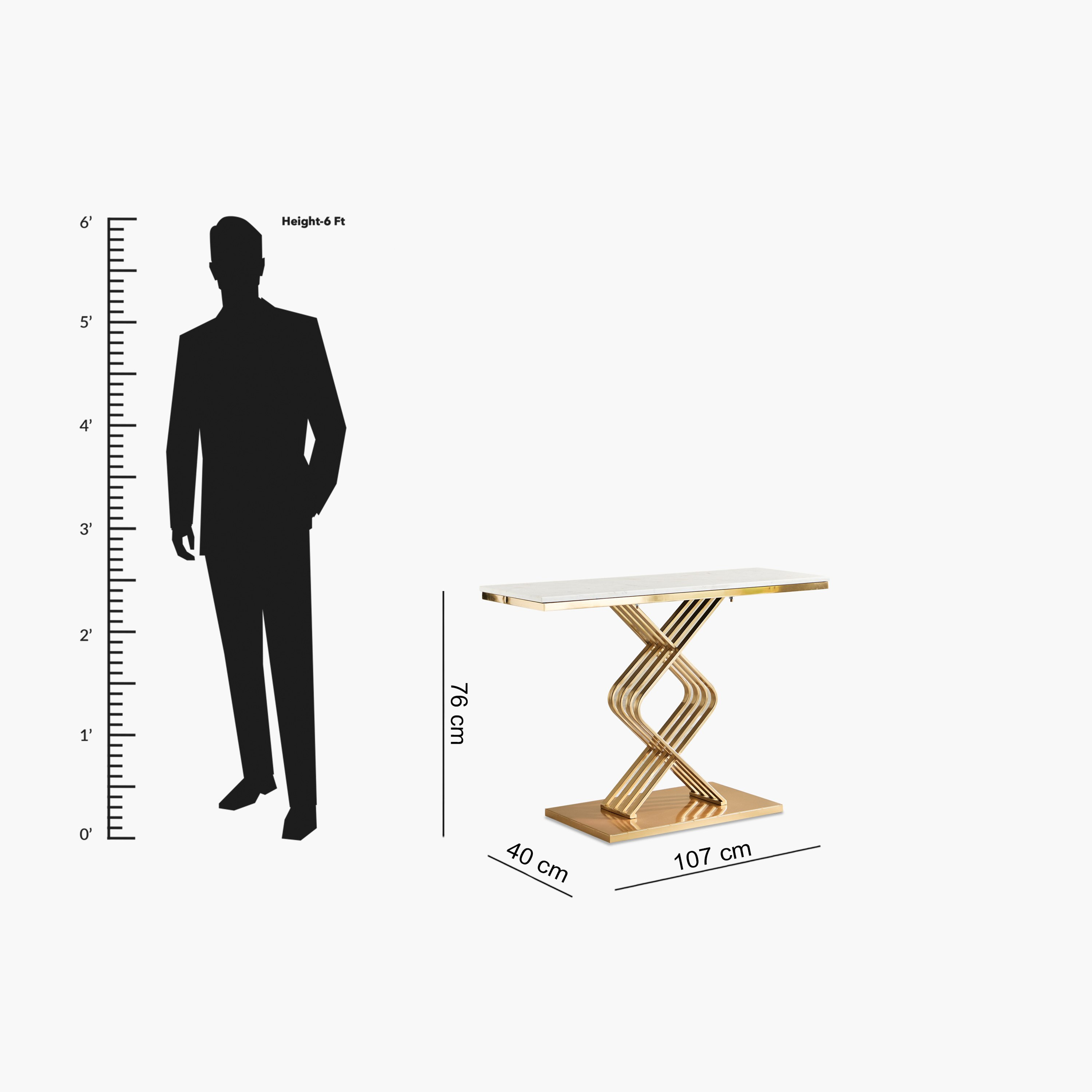 طاولة كونسول بسطح من الرخام الأصلي - صوفيا من كافون-hbxfurniture-tablesandstands-consoletables-image-7