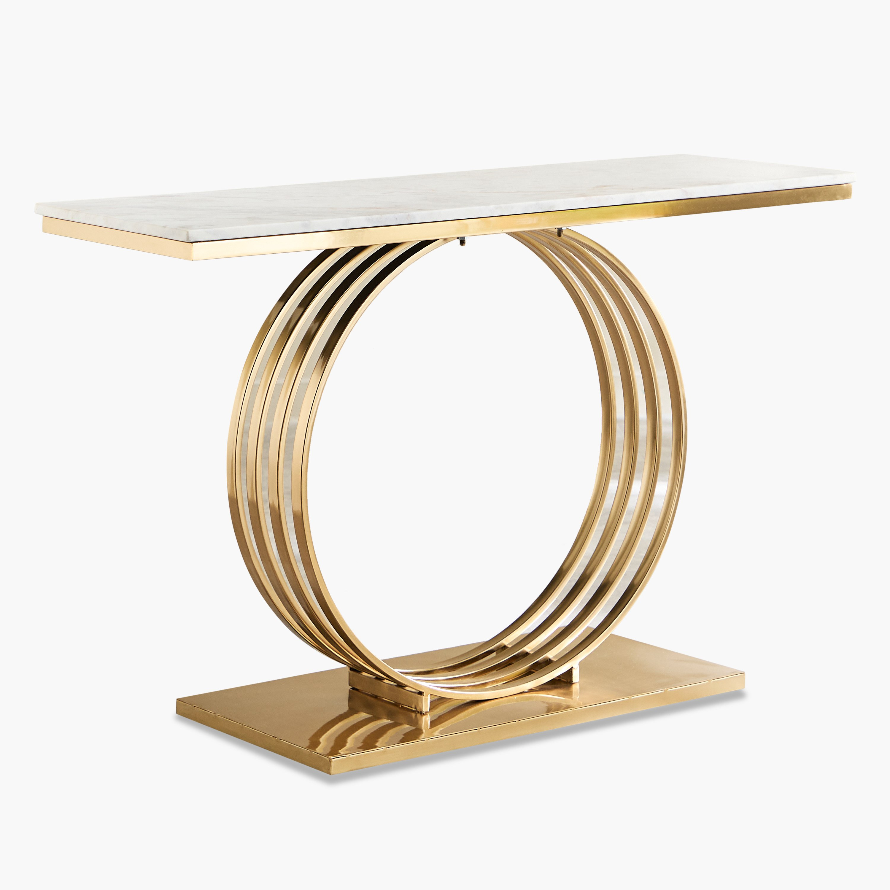 Cavon Ringa Genuine Marble Top Console Table-hbxfurniture-tablesandstands-consoletables-image-6