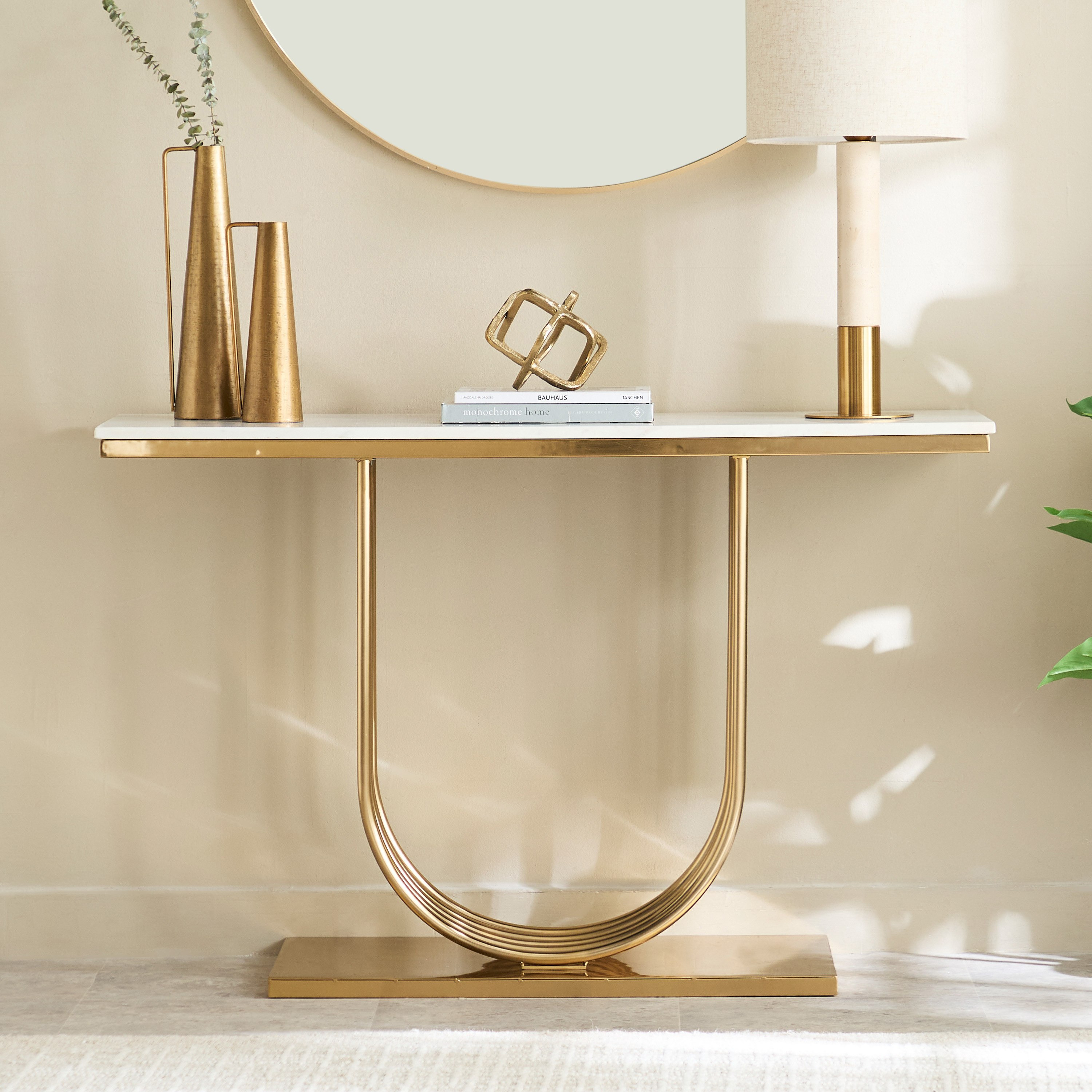 طاولة كونسول بسطح من الرخام الأصلي - بالما من كافون-hbxfurniture-tablesandstands-consoletables-image-2