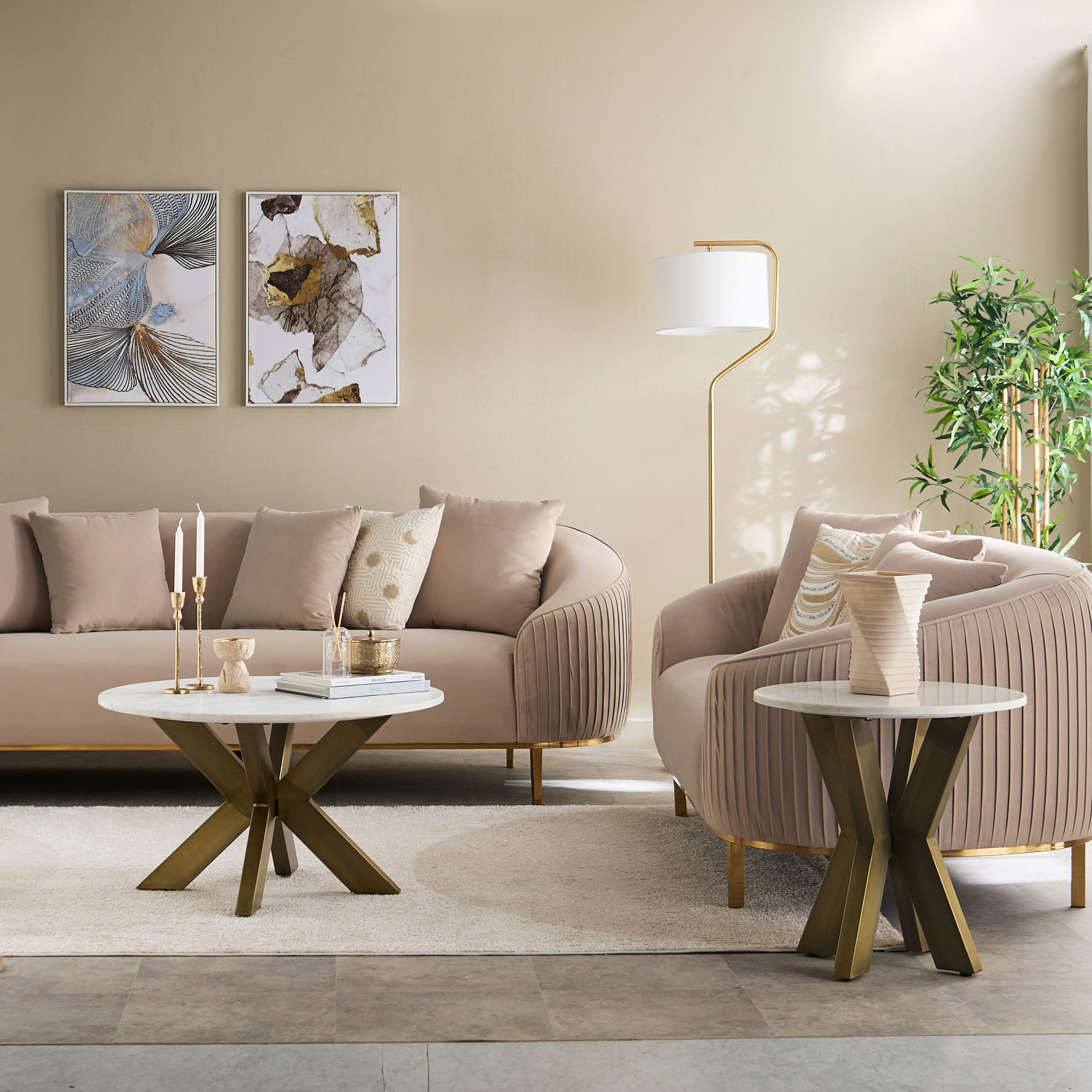 Cavon Portola Genuine Marble Top Round End Table-PROMO_HB_KSA_HBX10_190925-image-5