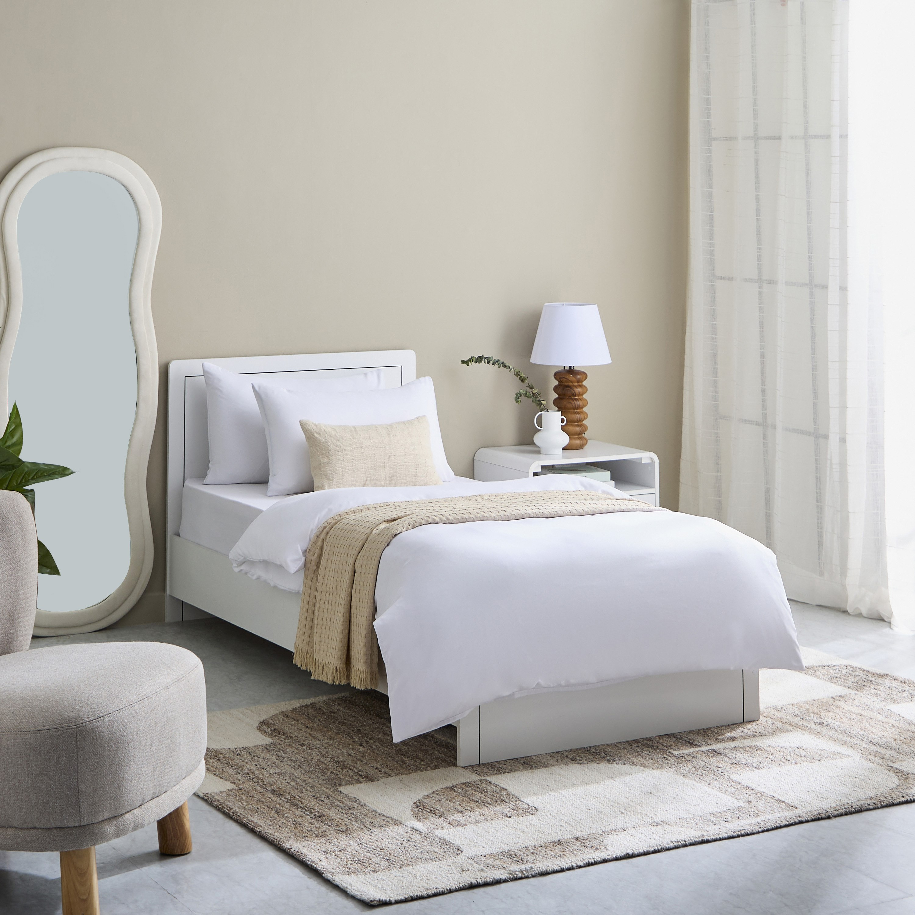 طقم شرشف مسطح فردي قطعتين من أكسيس - 140x235 سم-hbxhomeware-bedding-flatsheets-image-7