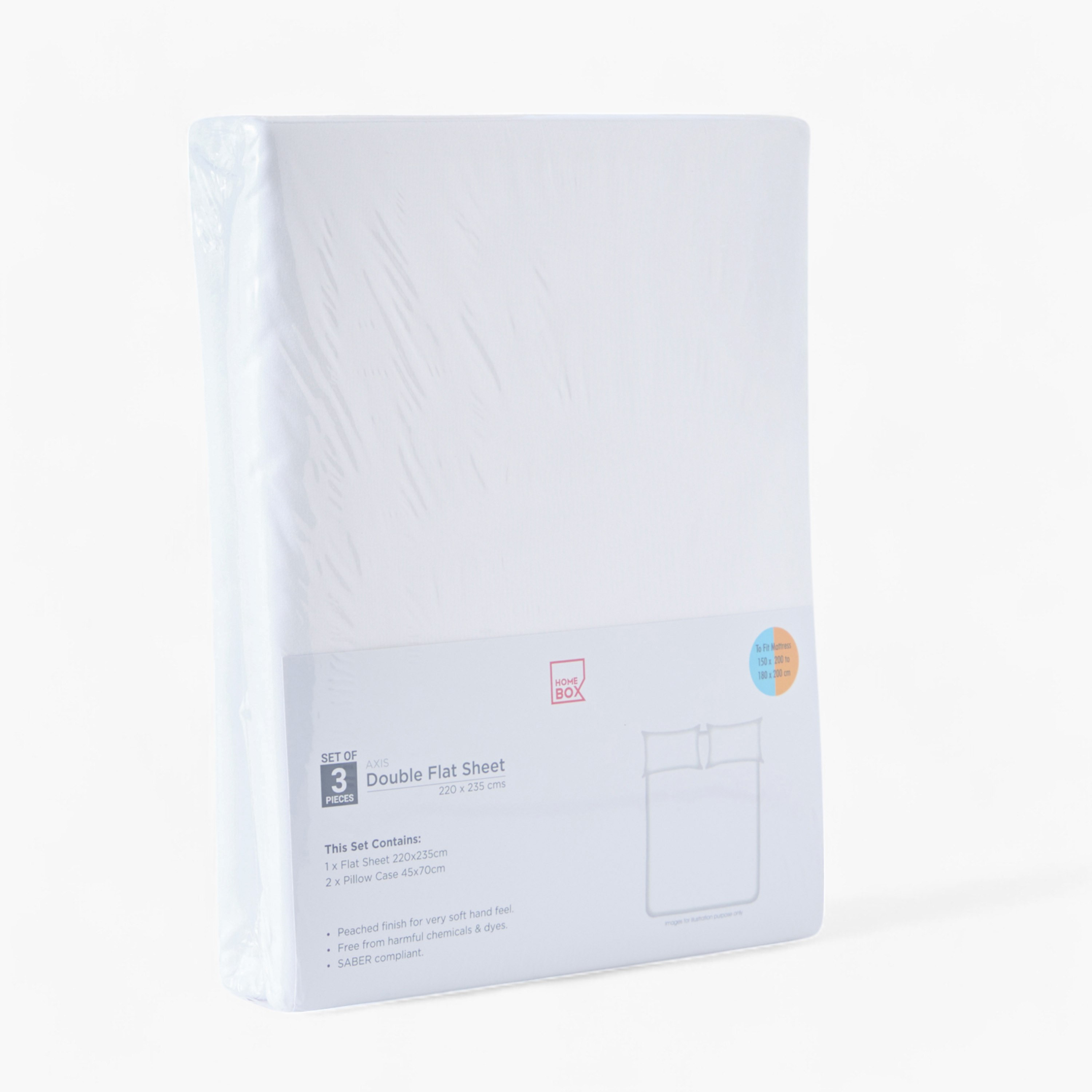Axis 3-Piece Double Flat Sheet Set - 220x235 cm-hbxhomeware-hbxbedroom-image-7
