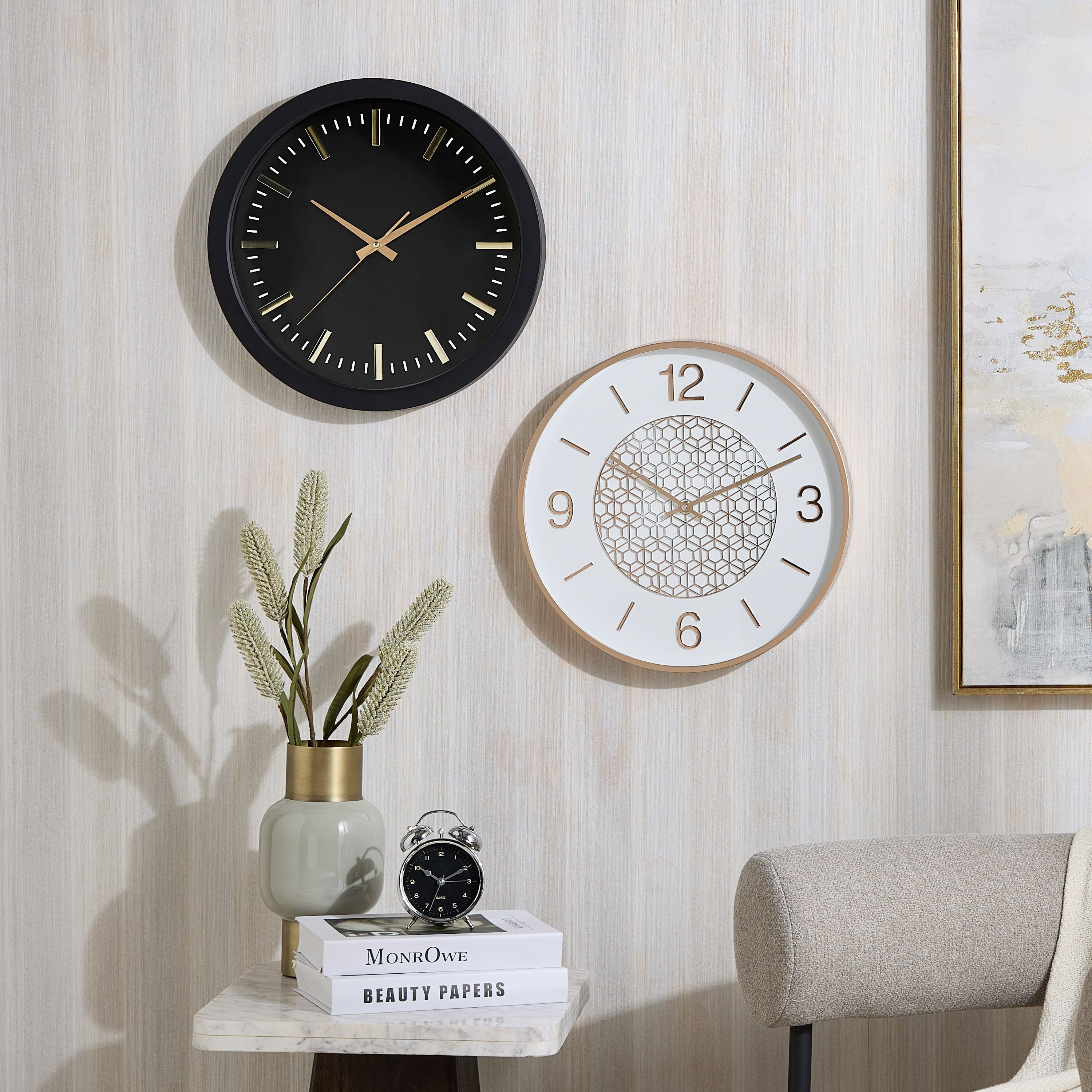 ساعة حائط من ساراتوجا ماريا - 40 سم-PROMO_HB_AE_B1G1_250925-image-4