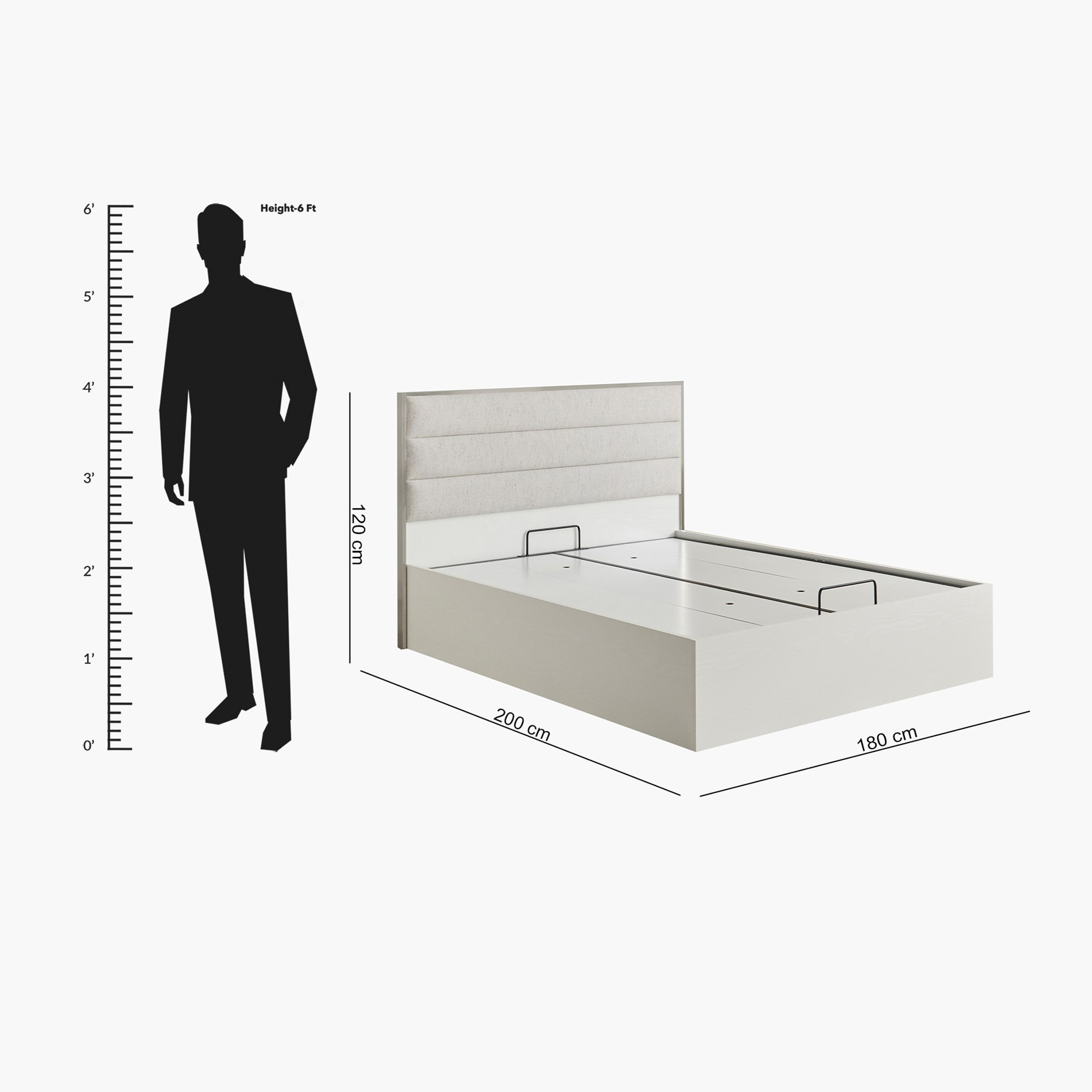 Veneto Hydraulic Storage King Bed - 180x200 cm-PROMO_HB_UAE_HBX10_250526-image-12