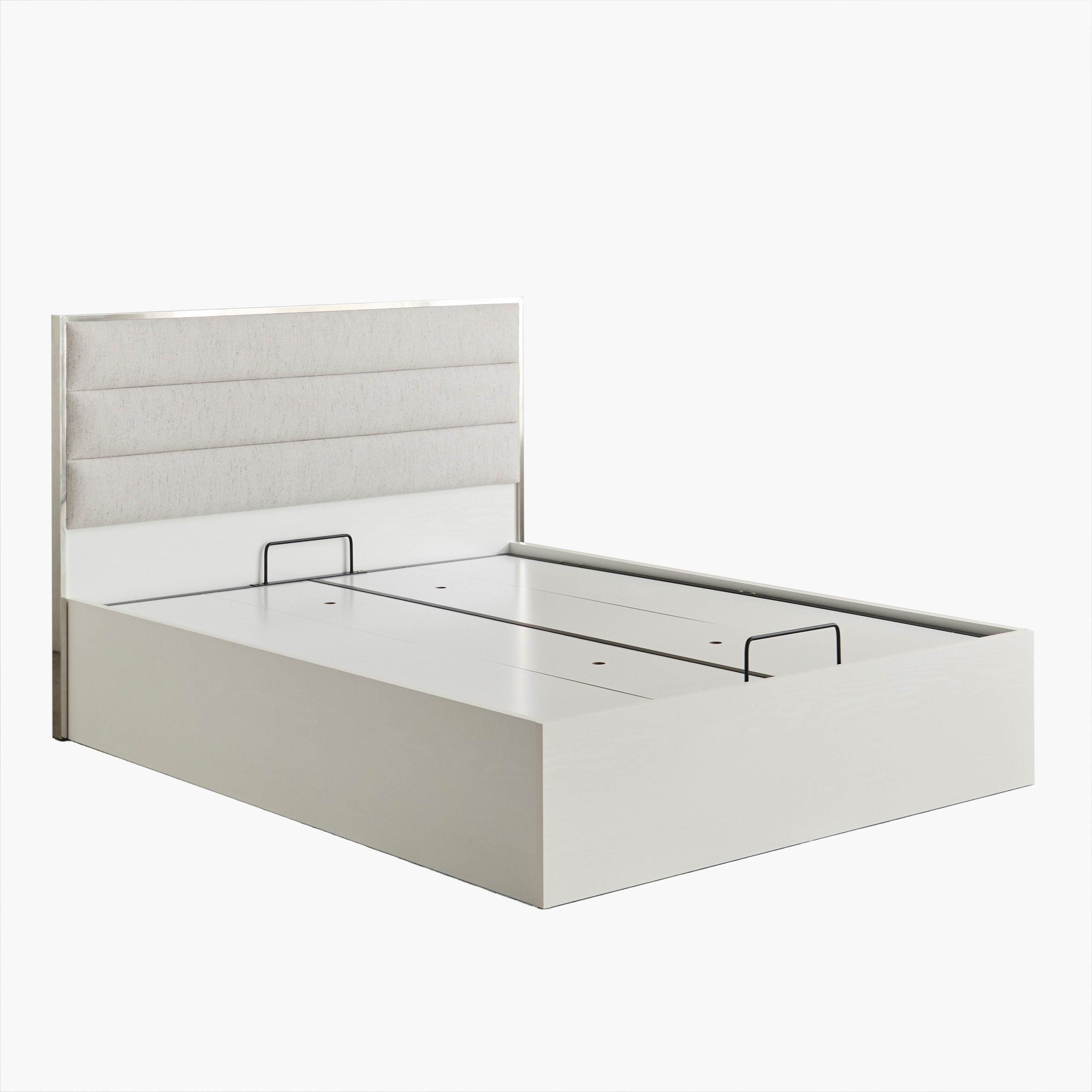 Veneto Hydraulic Storage Queen Bed - 160x200 cm-hbxbedroom-bedsandbedsets-beds-queen-image-11