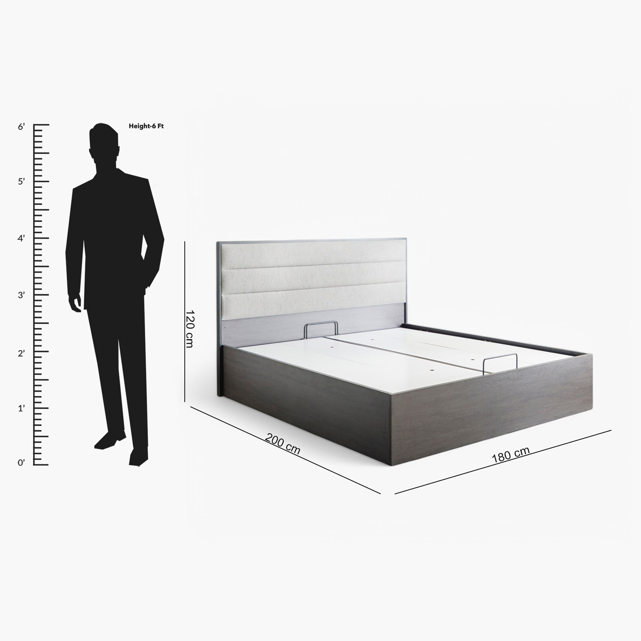 Veneto Hydraulic Storage King Bed - 180x200 cm-PROMO_HB_UAE_HBX10_250526-image-12