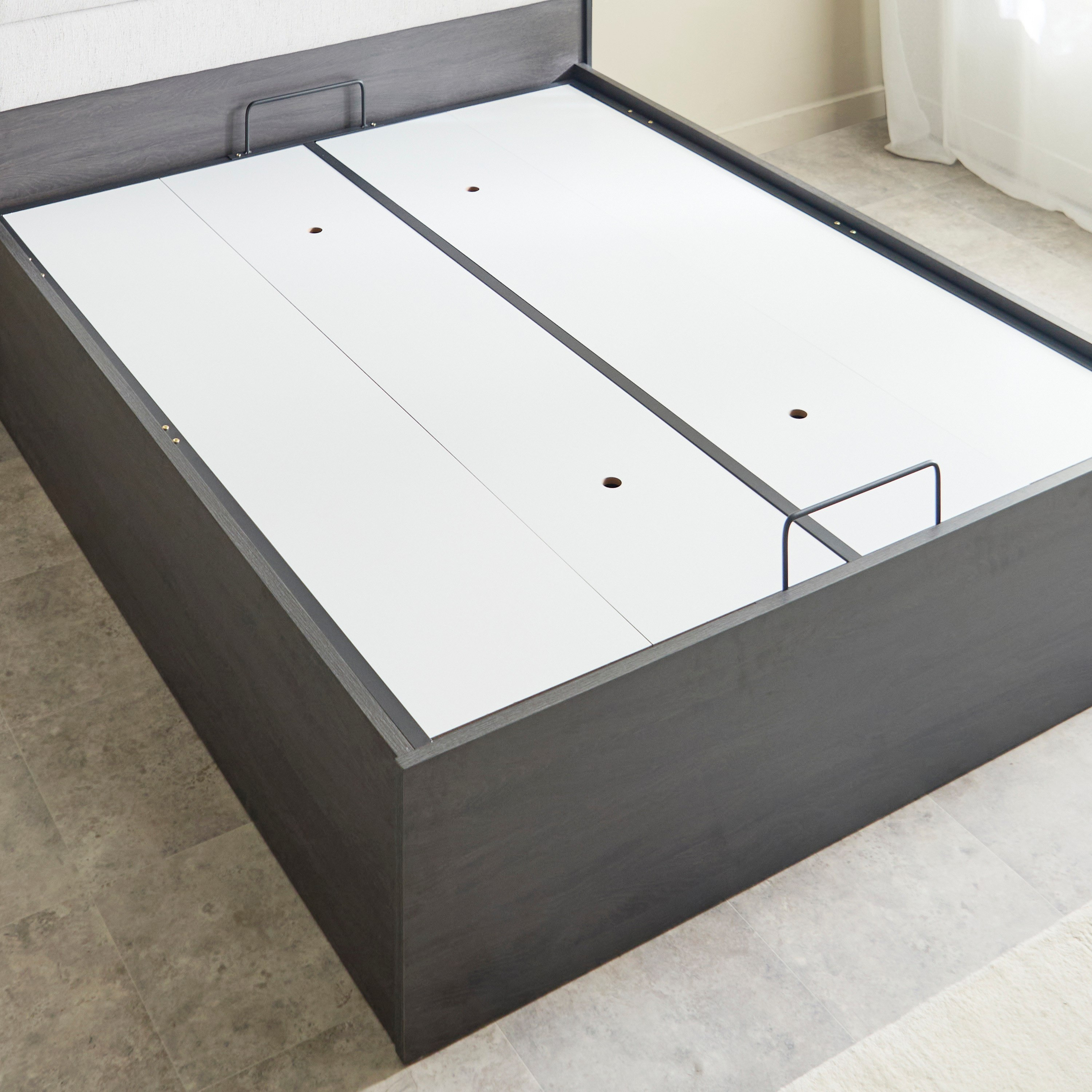Veneto Hydraulic Storage Queen Bed - 160x200 cm-hbxbedroom-bedsandbedsets-beds-queen-image-9
