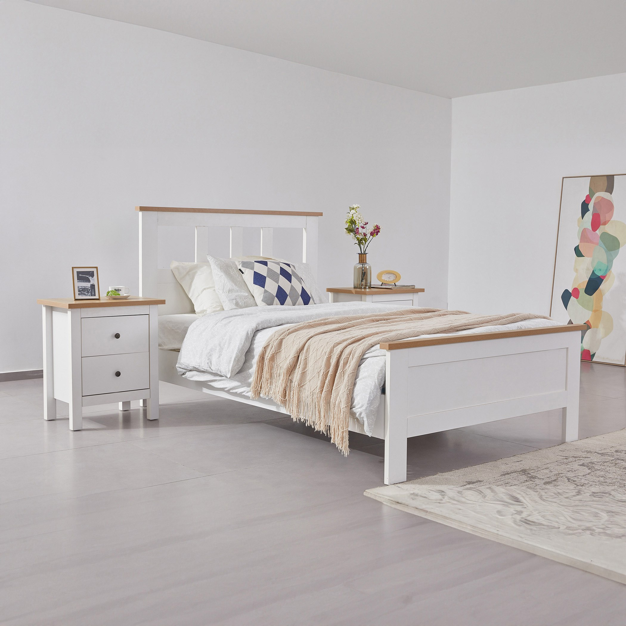 Hampton Nxt Single Bed - 90x200 cm-hbxfurniture-bedsandbedsets-beds-single-image-7