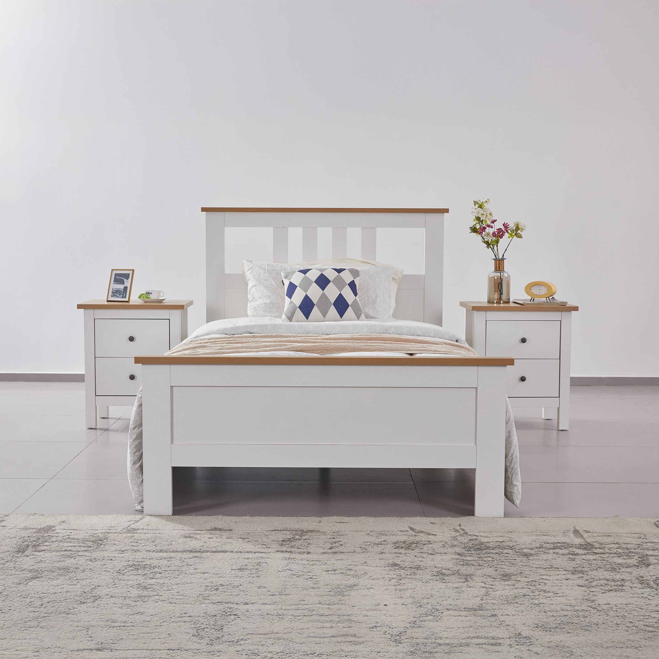 Hampton Nxt Twin Bed - 120x200 cm-hbxbedroom-bedsandbedsets-beds-twin-image-2