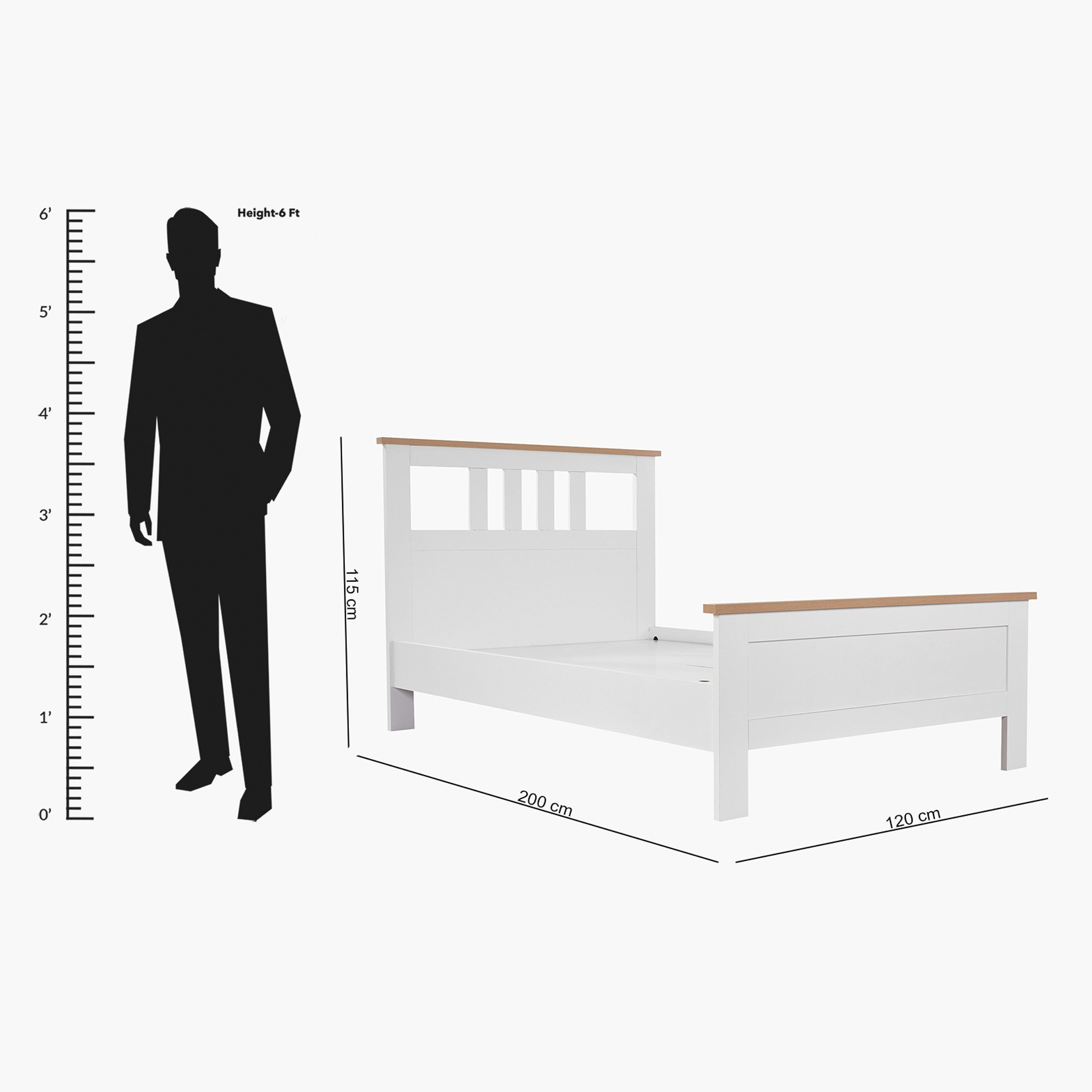 Hampton Nxt Twin Bed - 120x200 cm-hbxbedroom-bedsandbedsets-beds-twin-image-9
