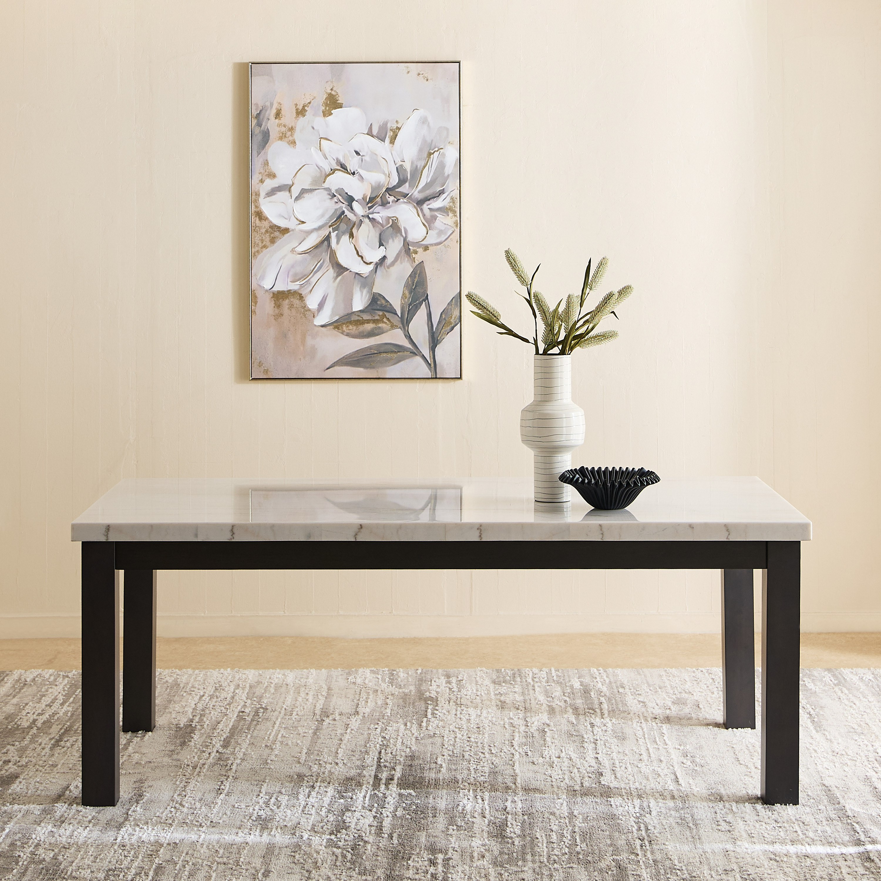 طقم طاولة سفرة بسطح رخامي 8 مقاعد من أورلاندو نيكست-hbxfurniture-diningtablesandsets-diningsets-eightseater-image-3