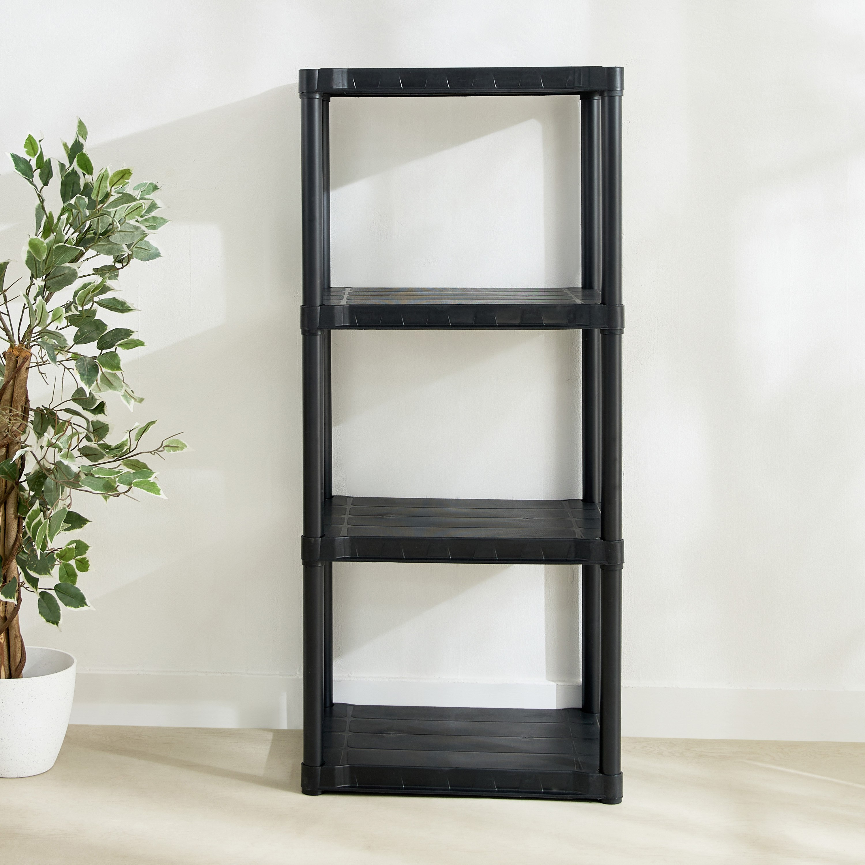 وحدة رفوف تخزين 4 طبقات قياسية من إيدين-hbxbedroom-bedroomaccessories-bedroomstorage-image-2