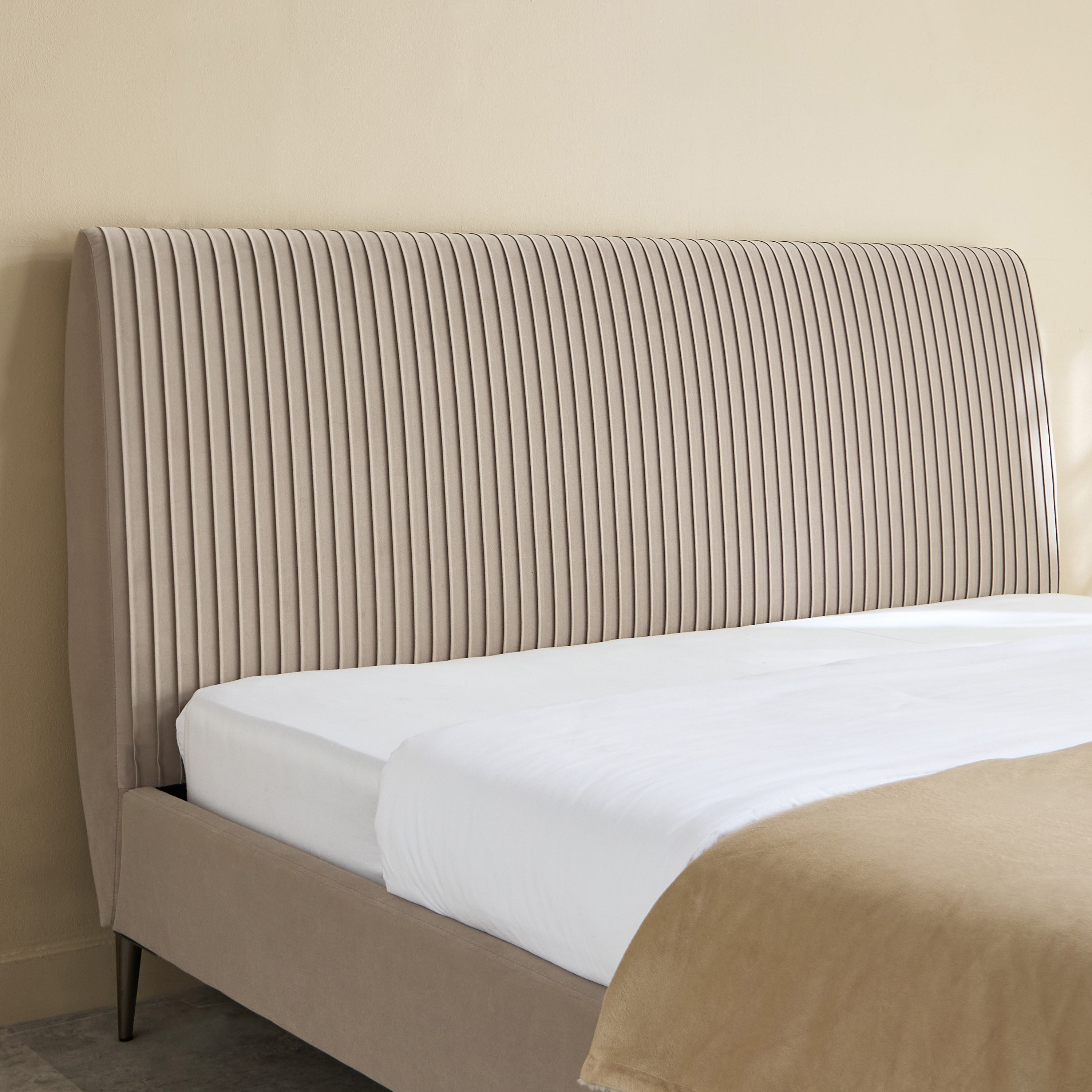 Naples Rivoli Upholstered Queen Bed  - 160x200 cm-hbxbedroom-bedsandbedsets-beds-queen-image-3