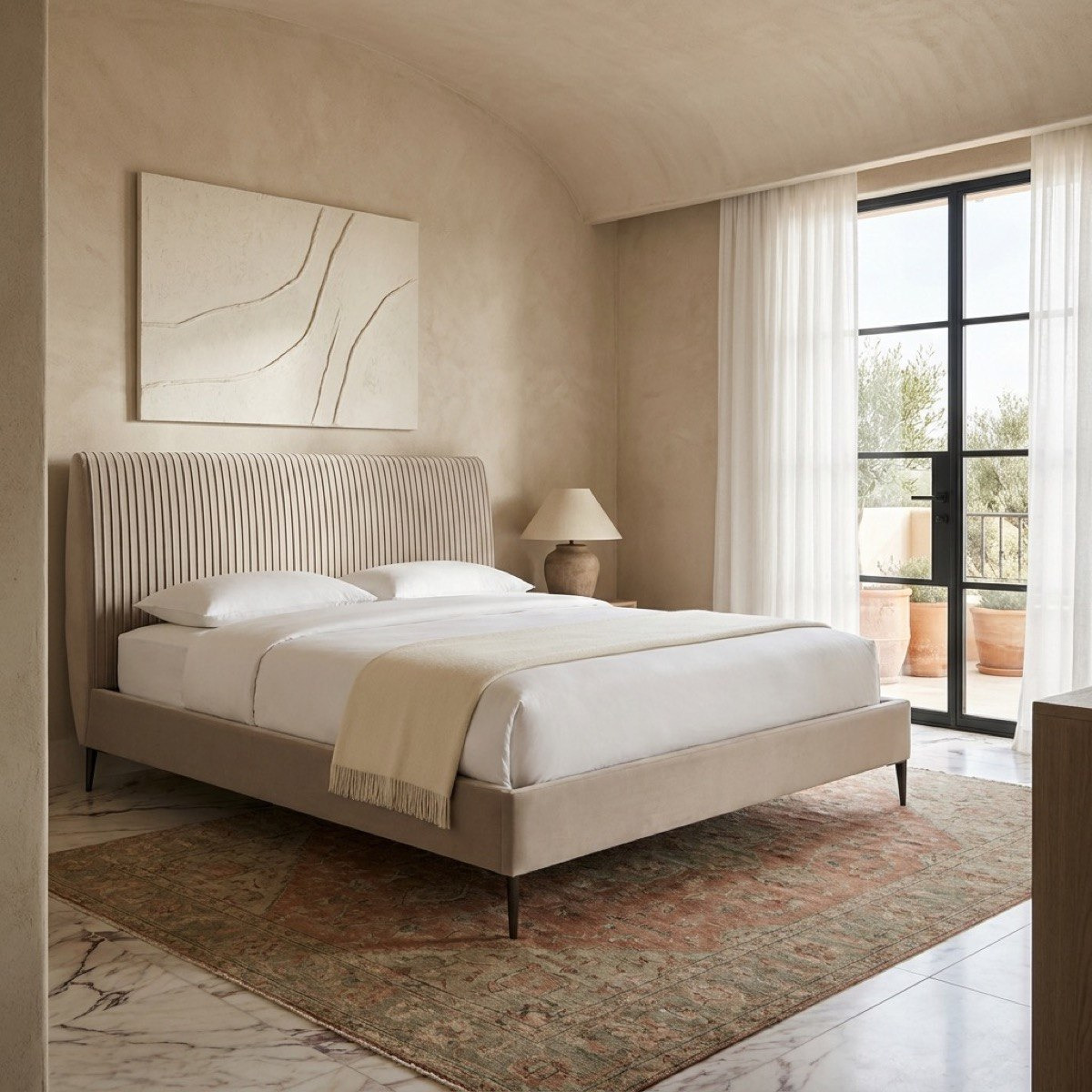 Naples Rivoli Upholstered King Bed - 180x200 cm-PROMO_HB_UAE_HBX10_250526-image-1
