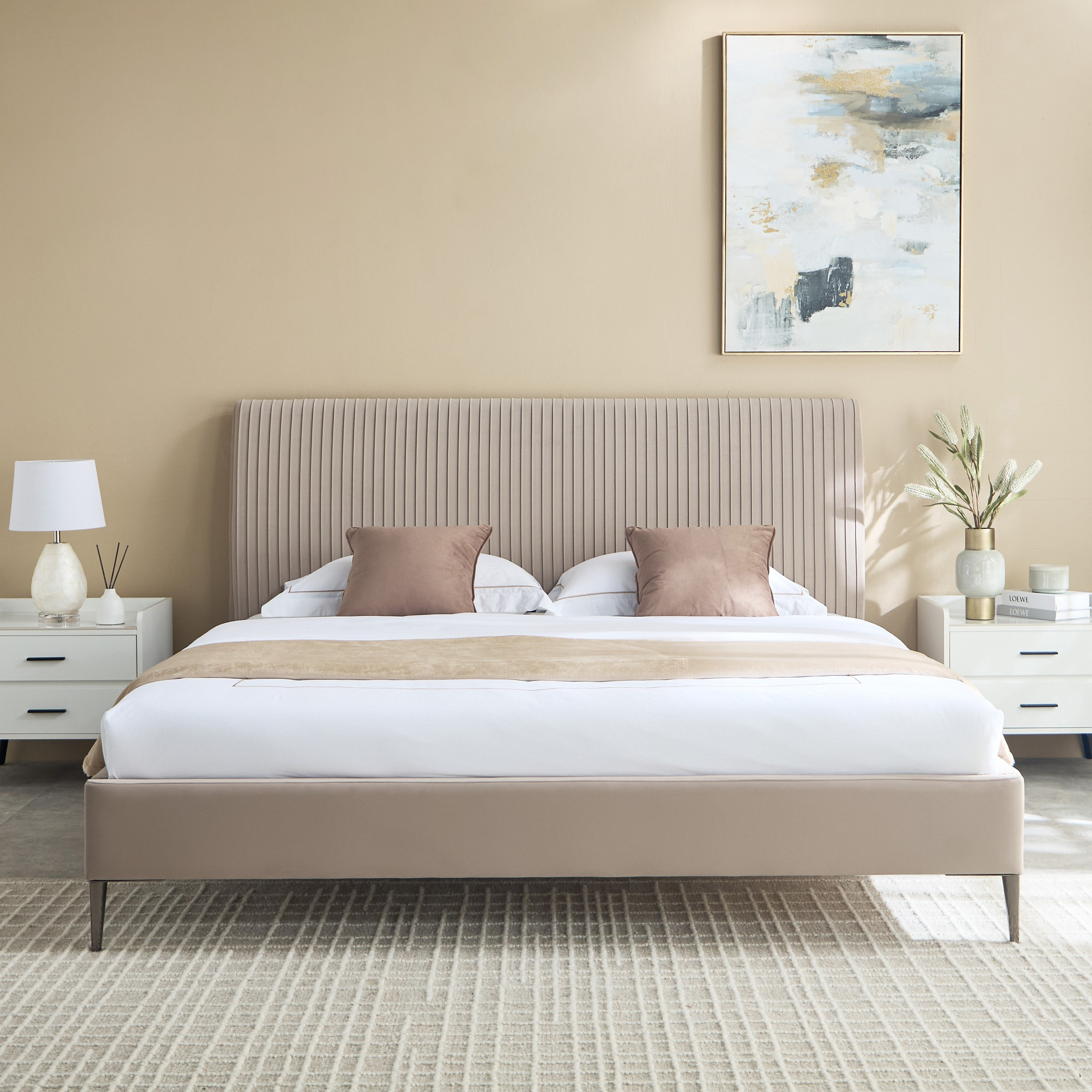 Naples Rivoli Upholstered King Bed - 180x200 cm-PROMO_HB_UAE_HBX10_250526-image-2